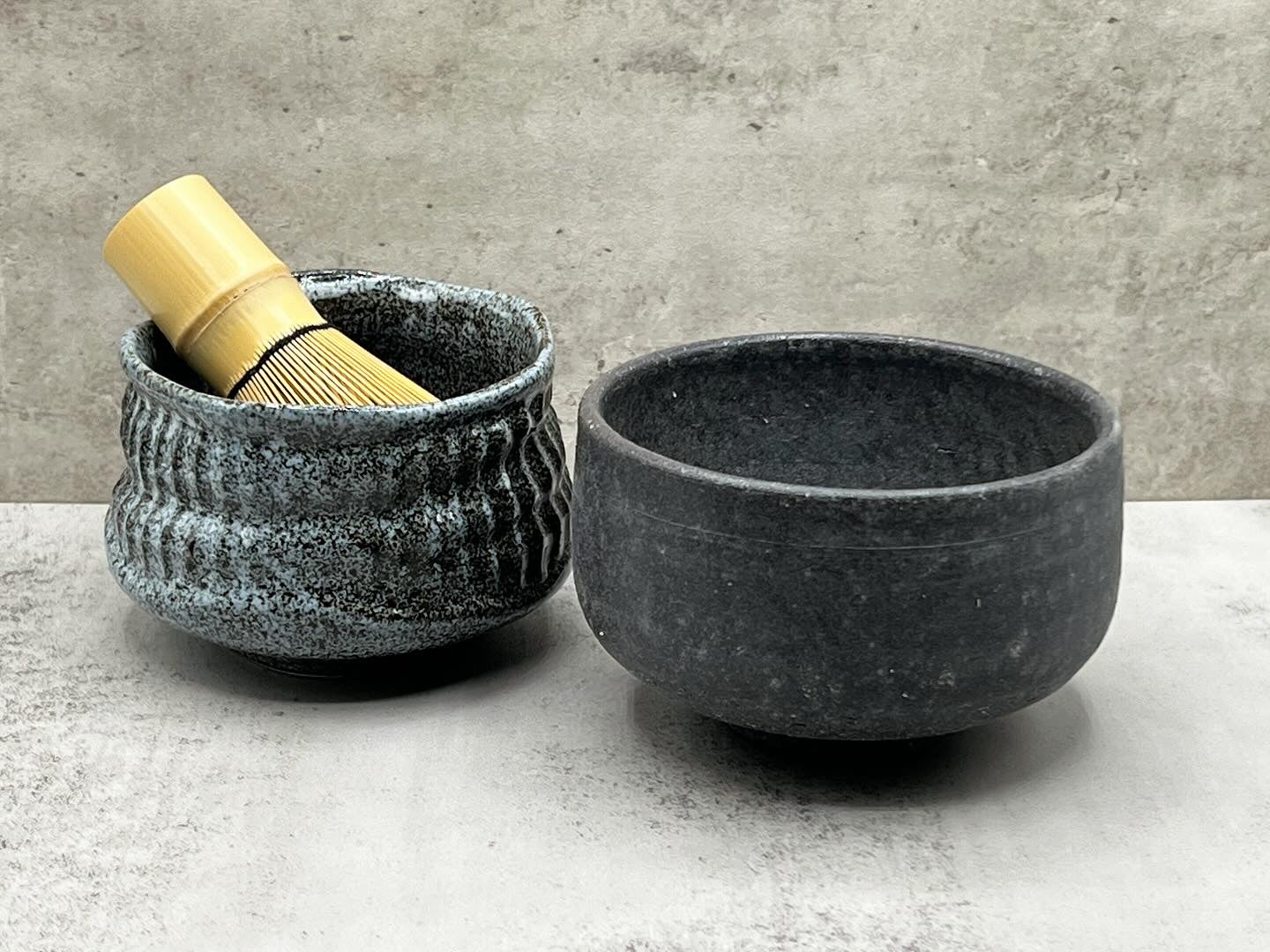 Kurogama Black Chawan - Japanese Matcha Bowl