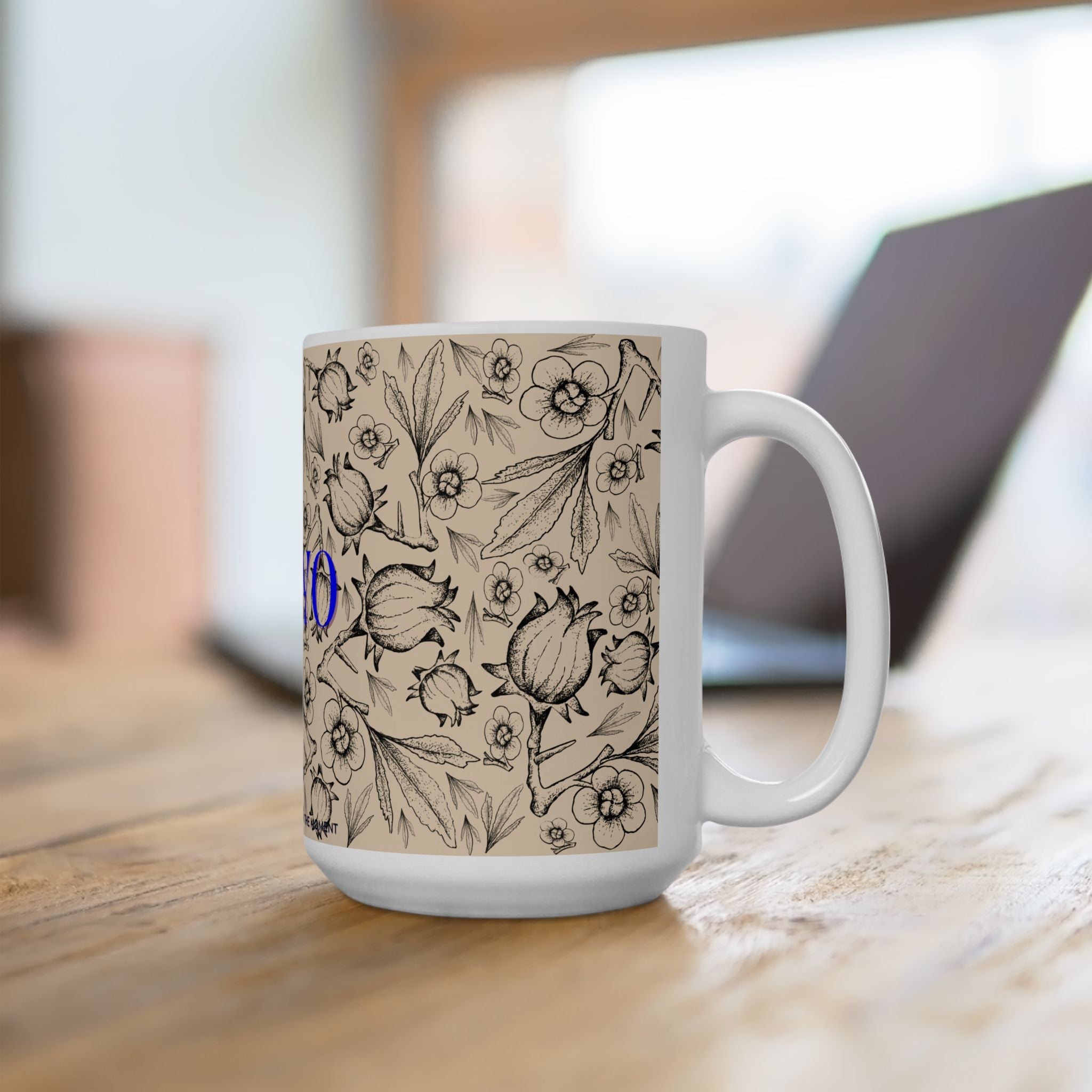Japanese UKIYO Design Ceramic Mug