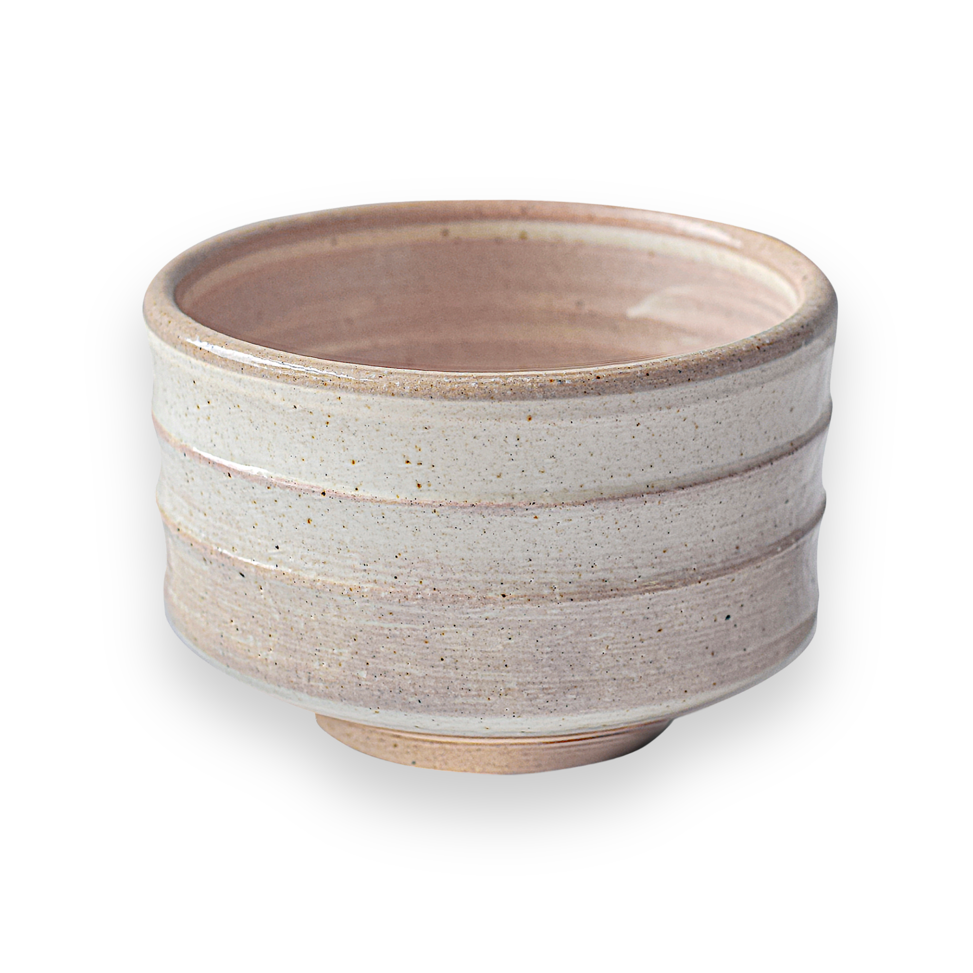 Beige Ceramic Matcha Bowl