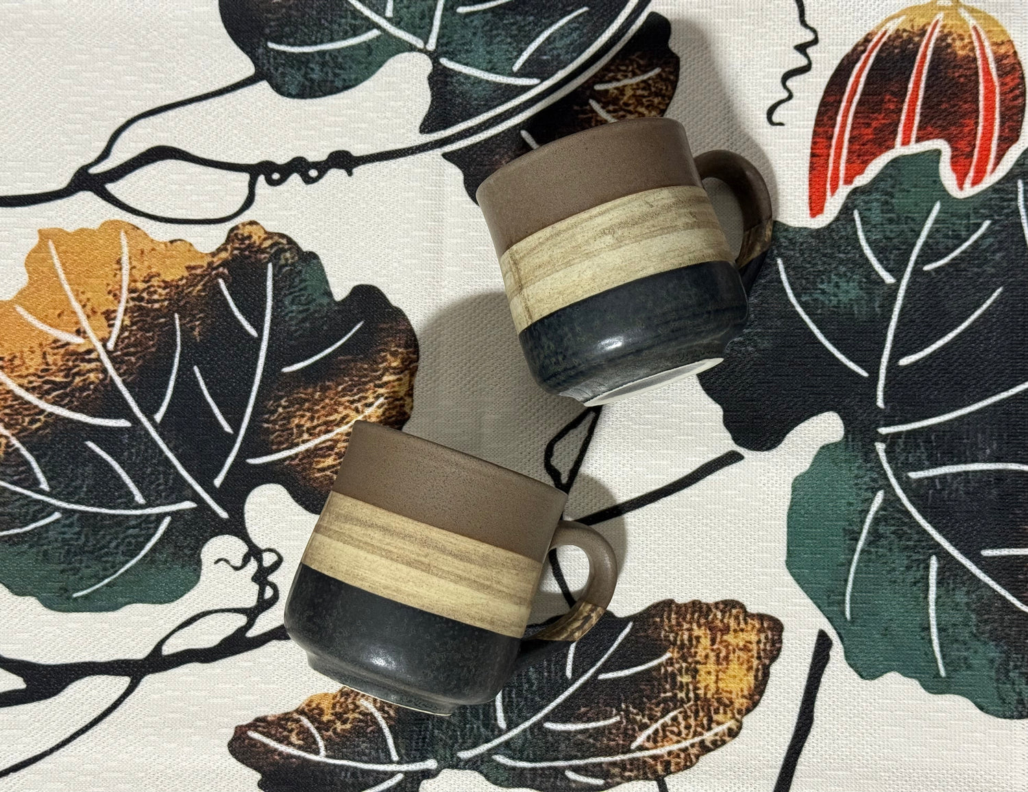 Sephia Brown Mino-yaki Mug by Shinko Kiln - Japanese Tea Mug