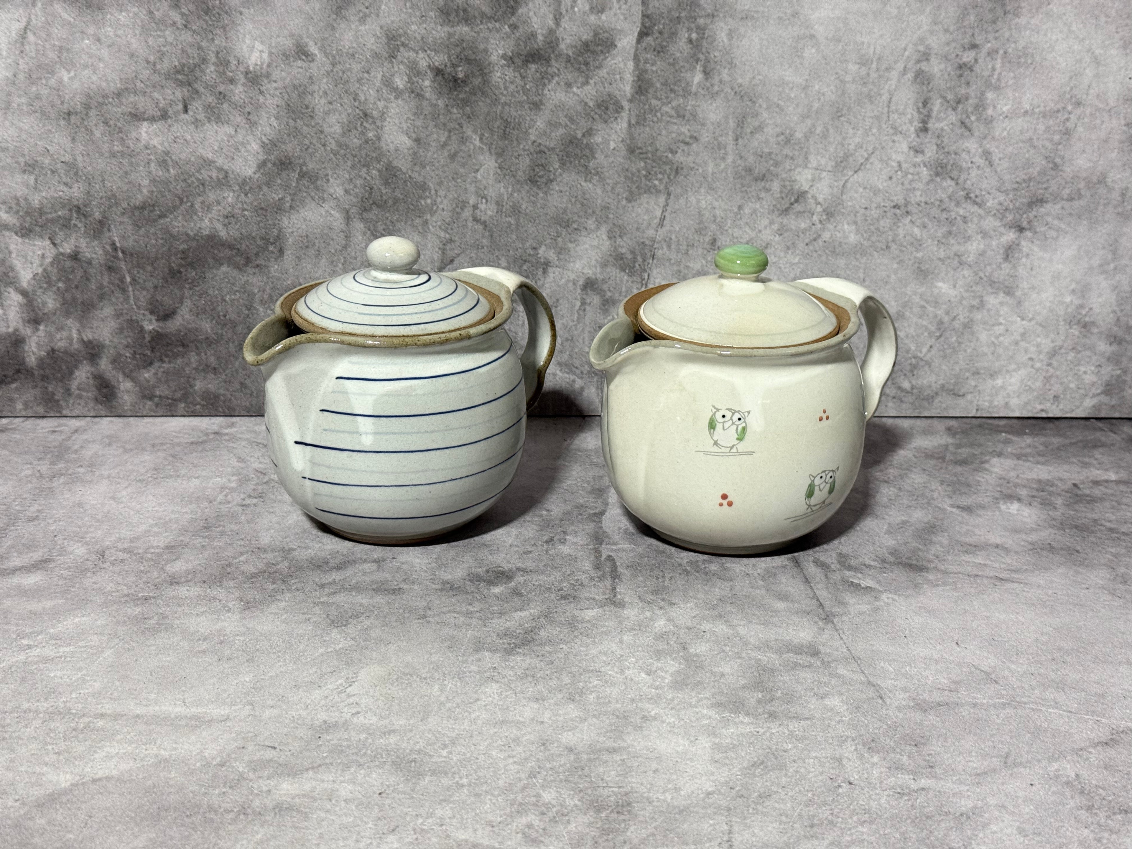 Koma Suji Gray Tokoname-yaki Kyusu - Japanese Teapot