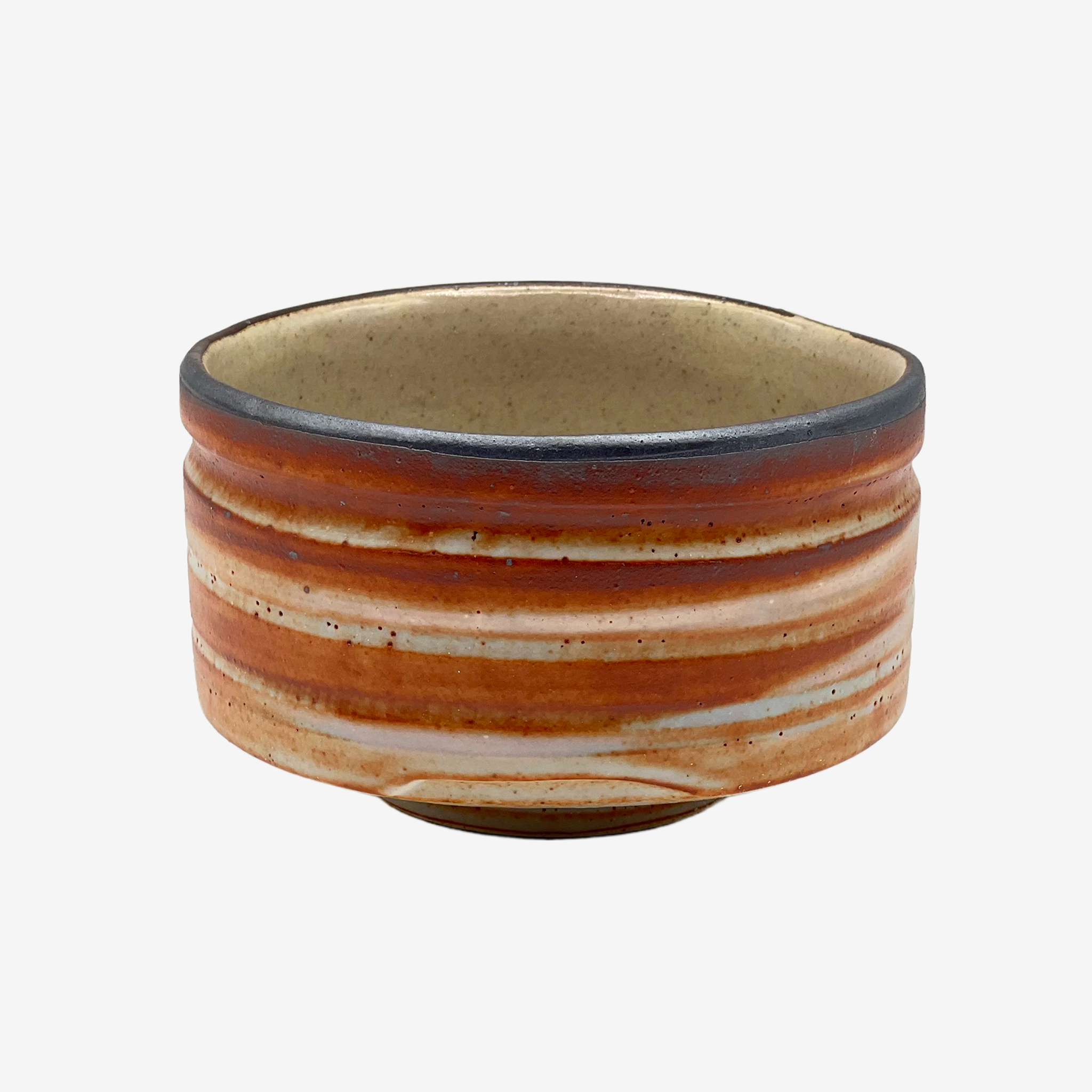Akashino Orange Chawan - Japanese Matcha Bowl