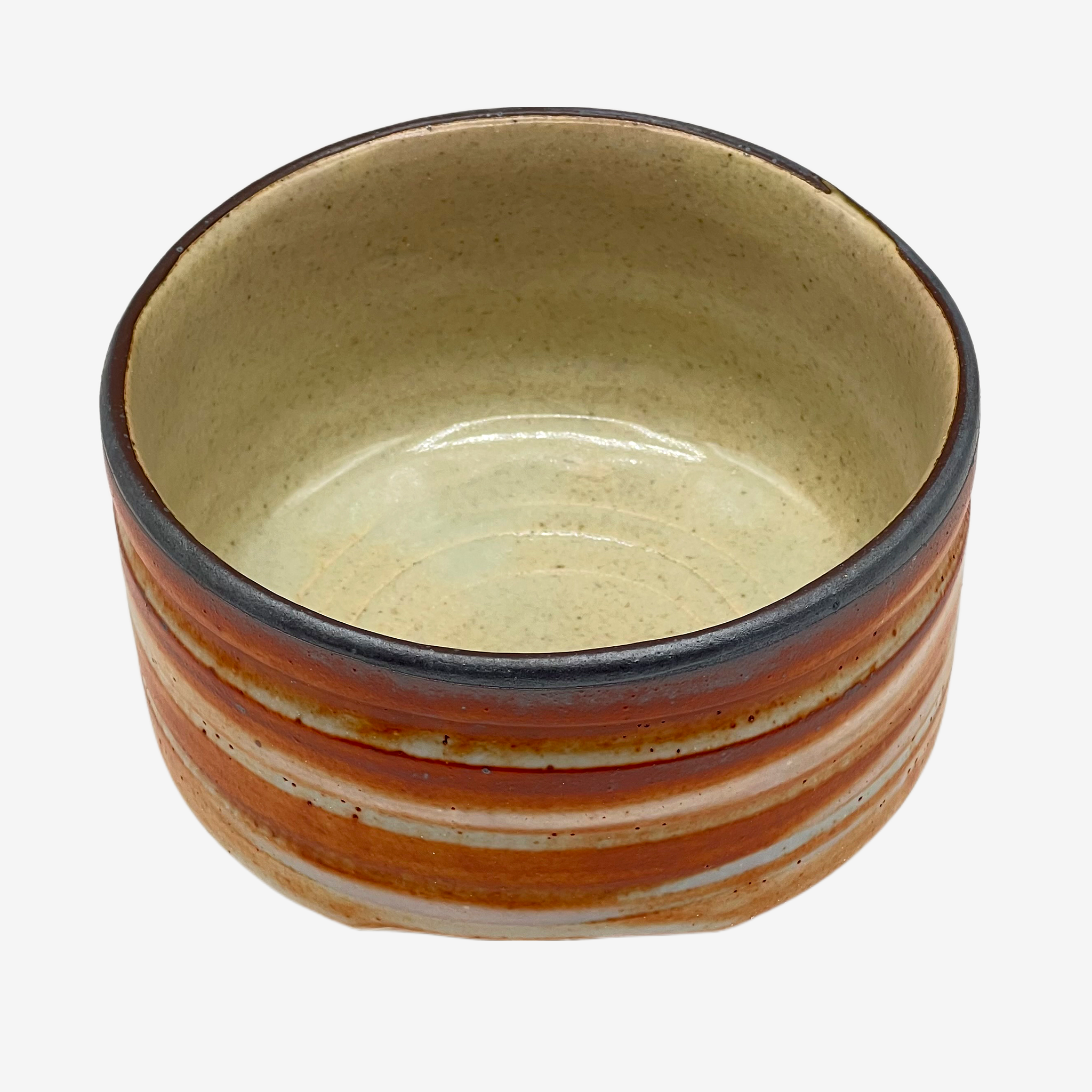 Akashino Orange Chawan - Japanese Matcha Bowl