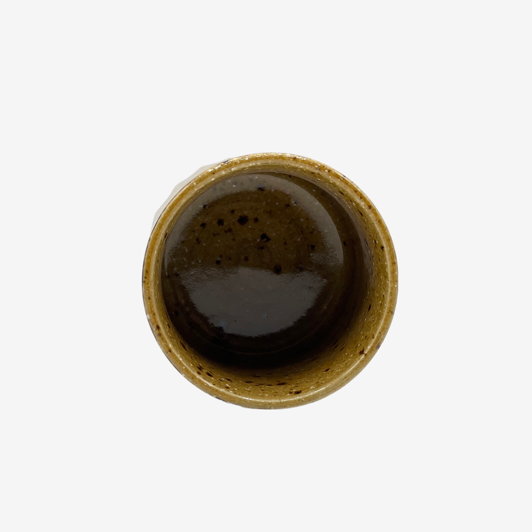 Tokiwa Shinogi Brown Yunomi - Japanese Teacup