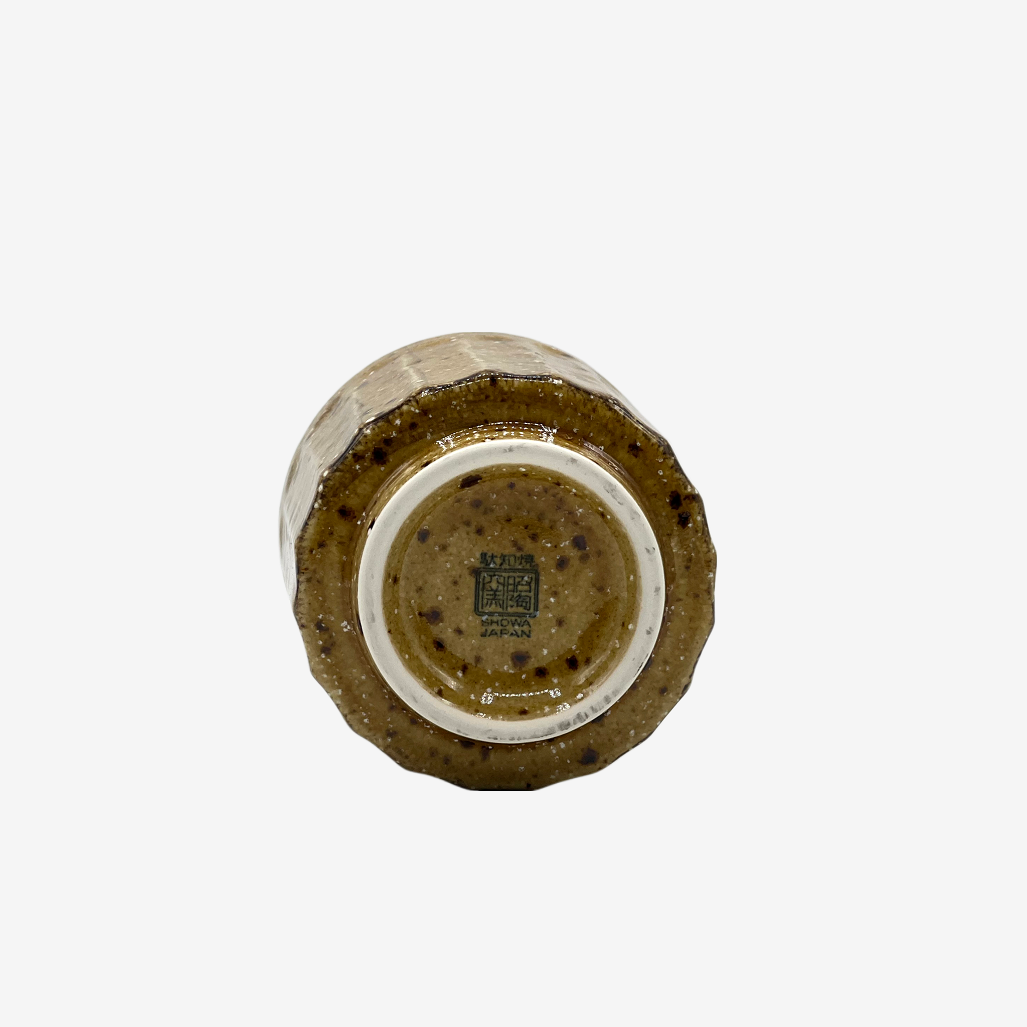Tokiwa Shinogi Brown Yunomi - Japanese Teacup