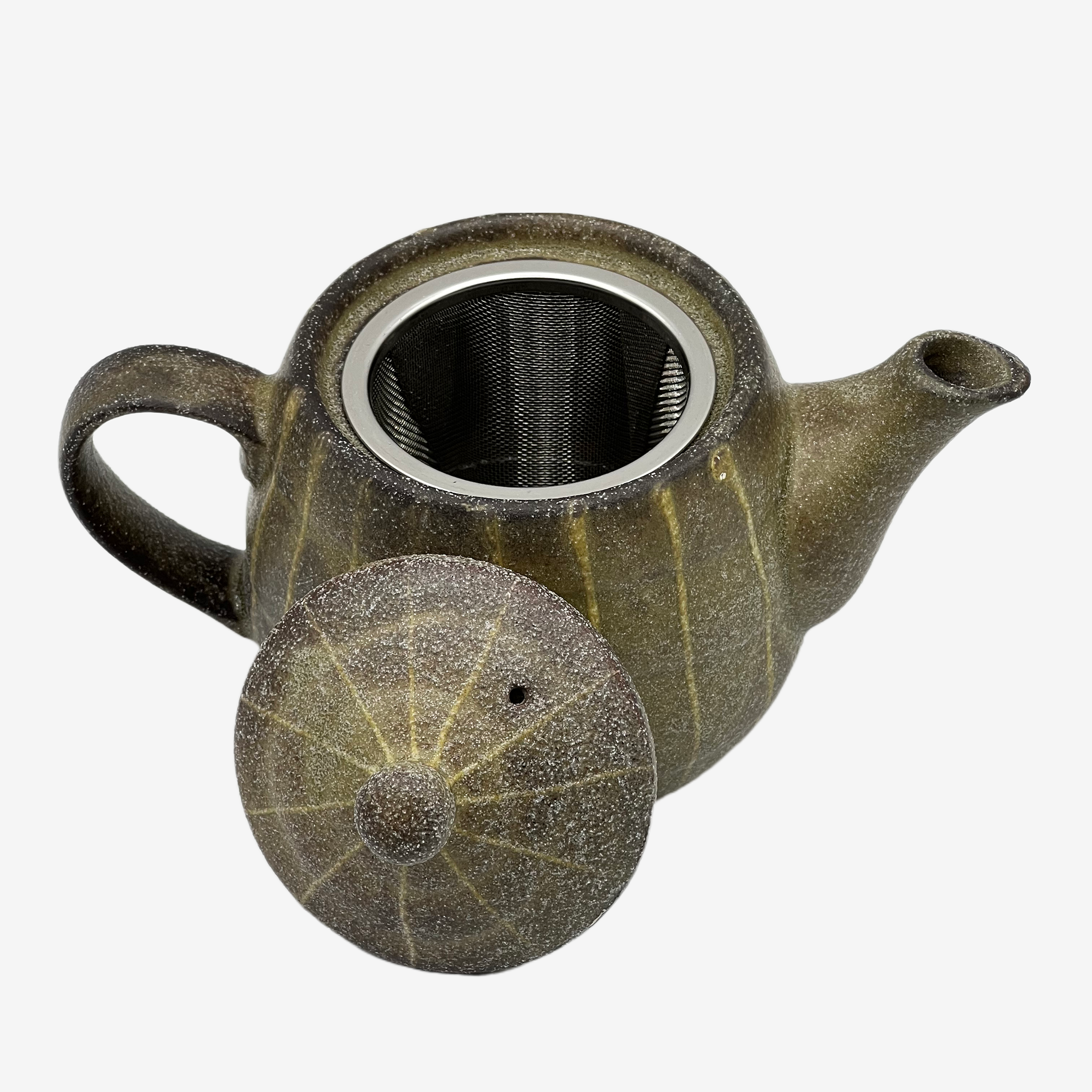 Iga Ash Brown Kyusu - Japanese Teapot
