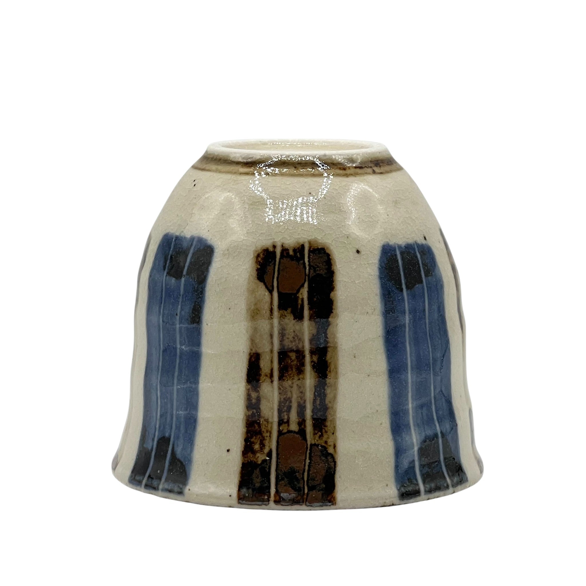 Ryukyu White Sencha Mino-yaki Yunomi - Japanese Teacup