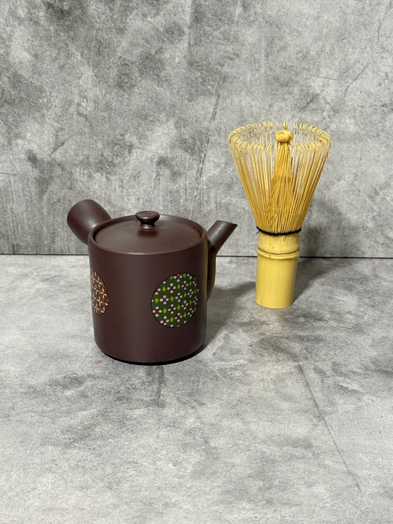 Kiritate Yuzen Banko-yaki Mini Kyusu - Japanese Mini Teapot