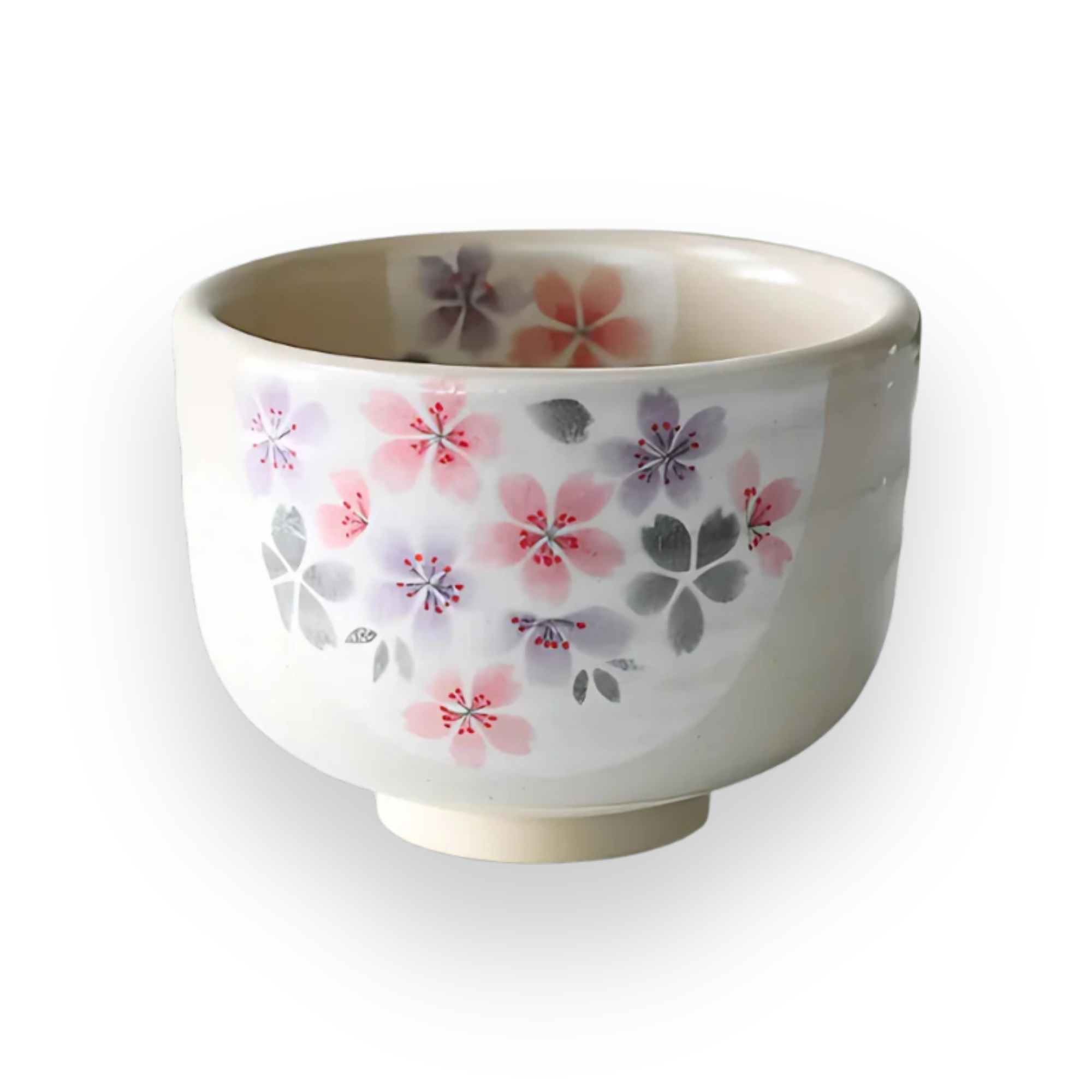 Kohiki Pink Sakura Ceramic Matcha Bowl