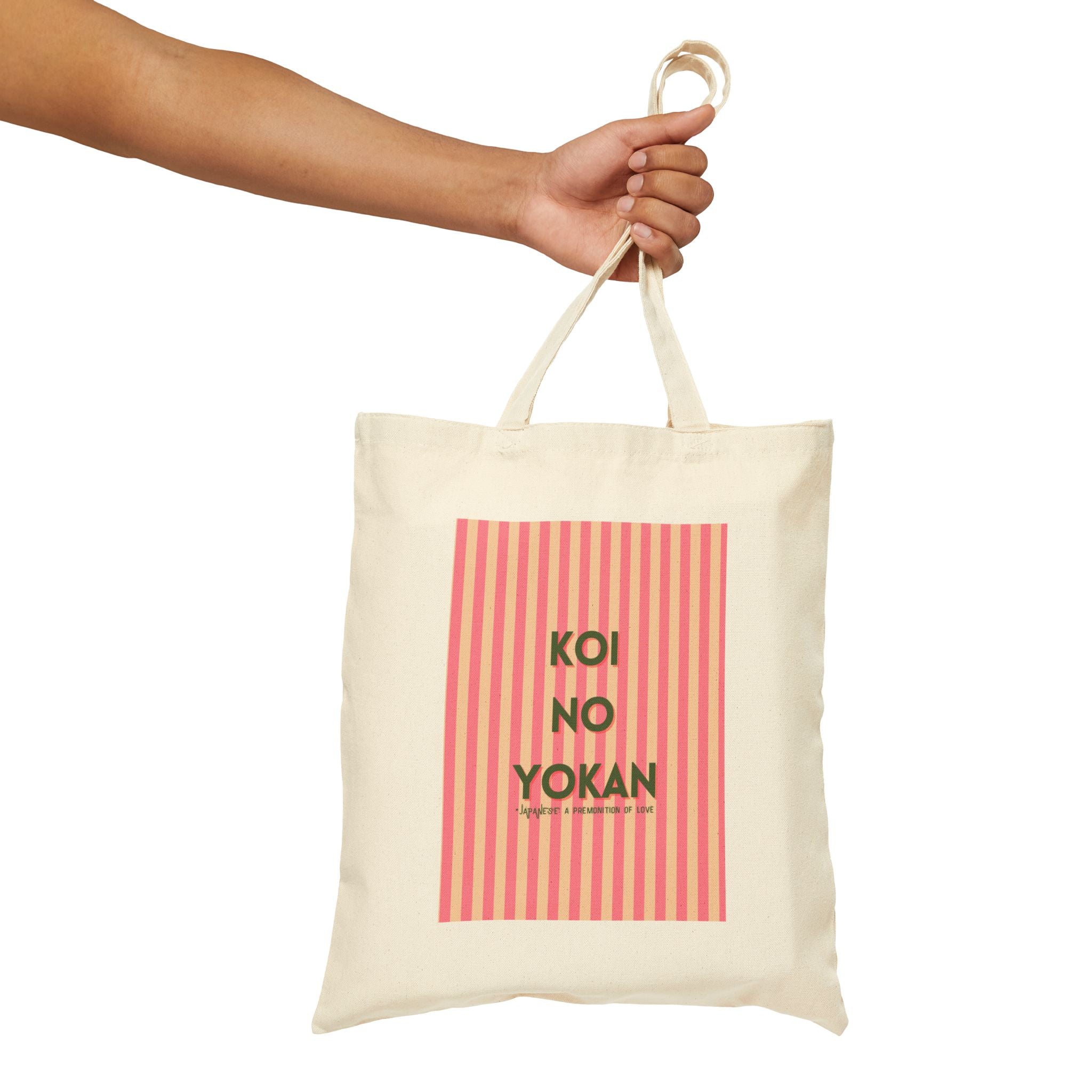 Japanese Style Canvas Tote Bag - Koi No Yokan