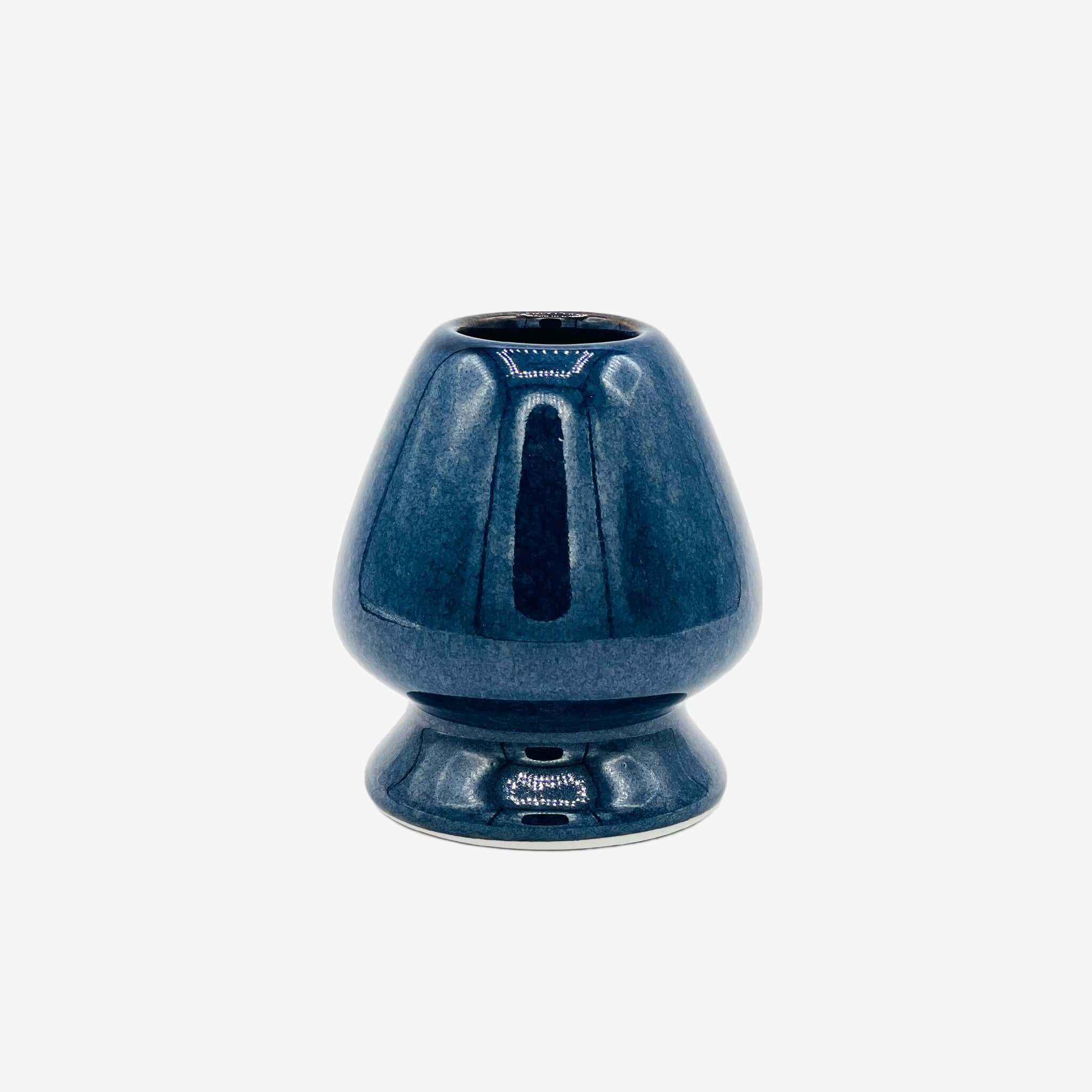 Midnight Blue Matcha Whisk Stand - Japanese Kusenaoshi Matchaware Inoue Tea