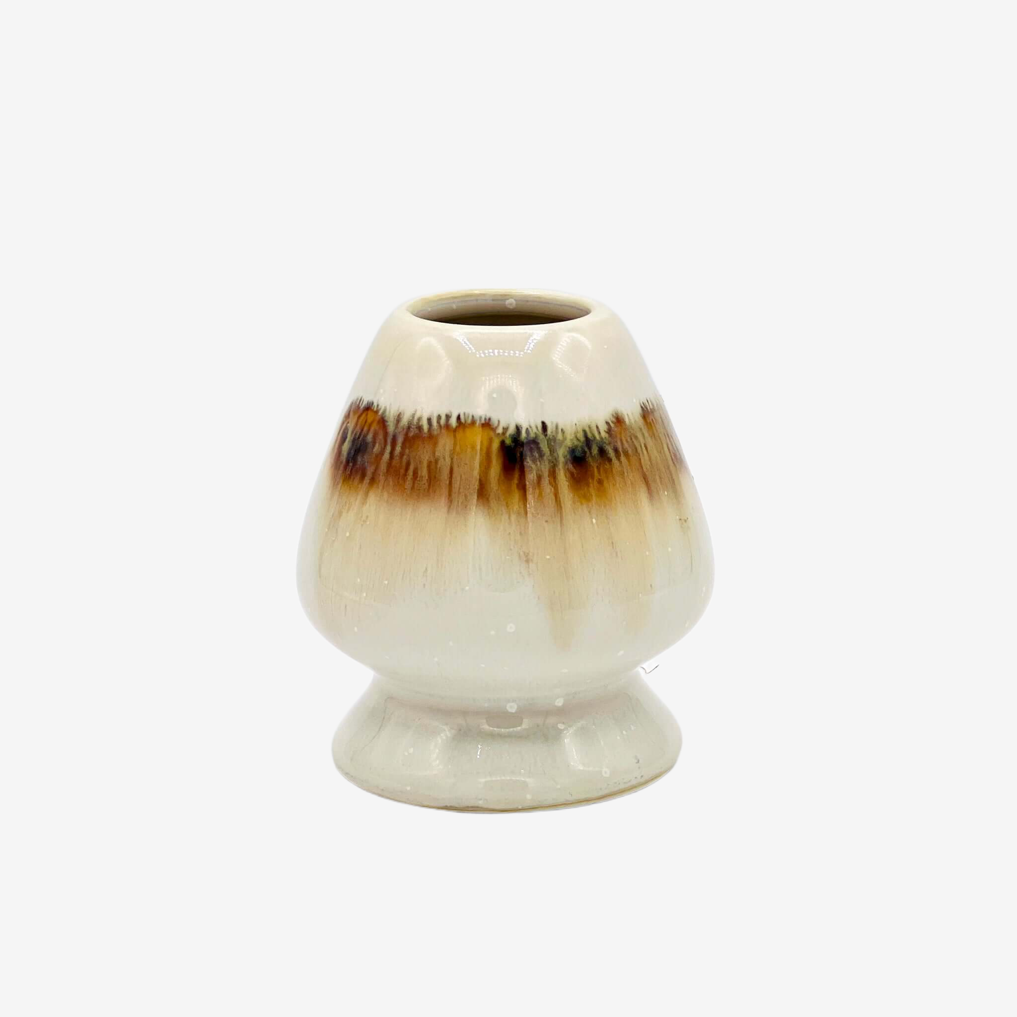 Iro Beige Matcha Whisk Stand - Japanese Kusenaoshi Matchaware Inoue Tea