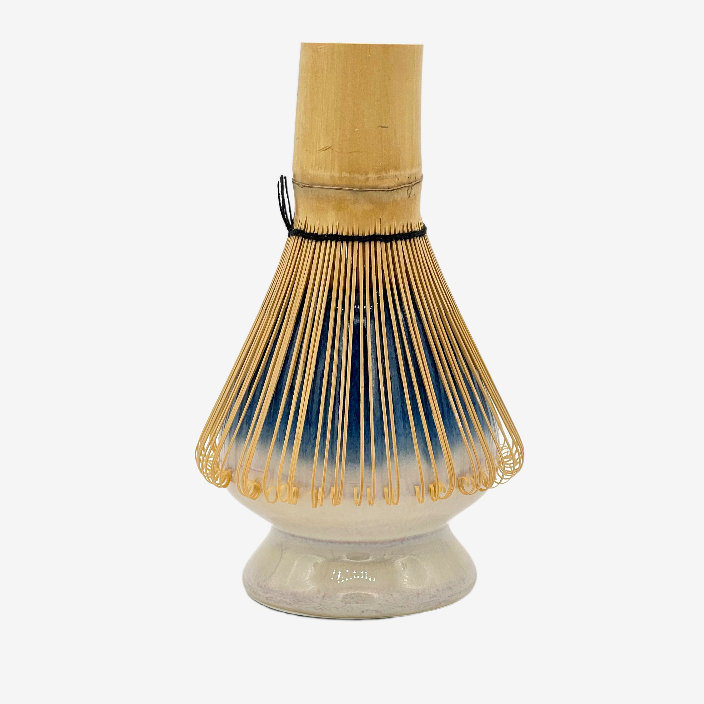 Iro Blue Matcha Whisk Stand - Japanese Kusenaoshi Matchaware Inoue Tea