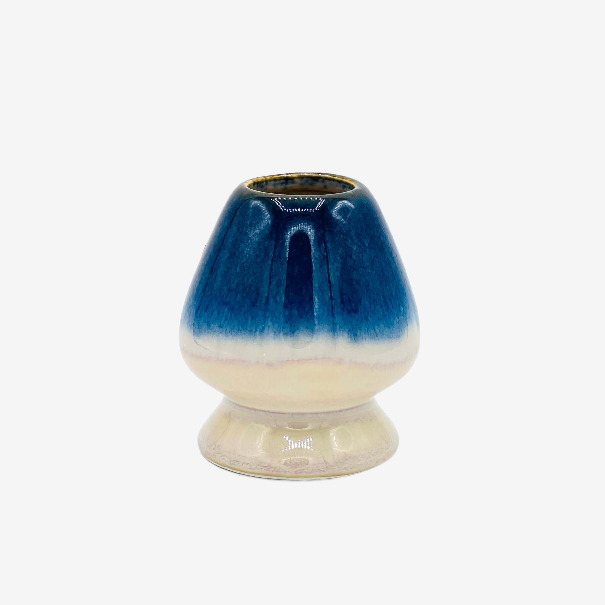 Iro Blue Matcha Whisk Stand - Japanese Kusenaoshi Matchaware Inoue Tea