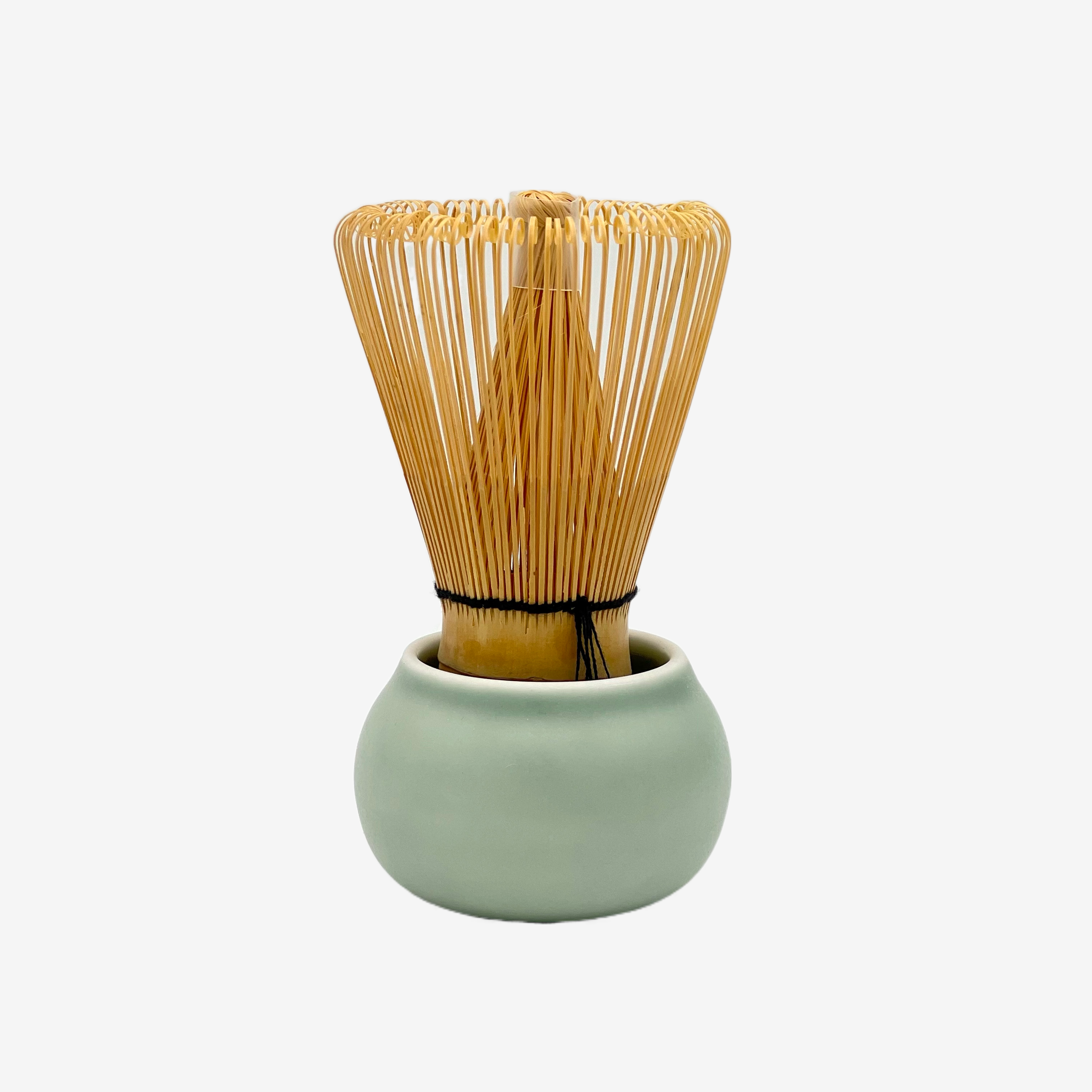 Yoshimura Matcha Whisk Stand Green - Japanese Kusenaoshi Matchaware Inoue Tea