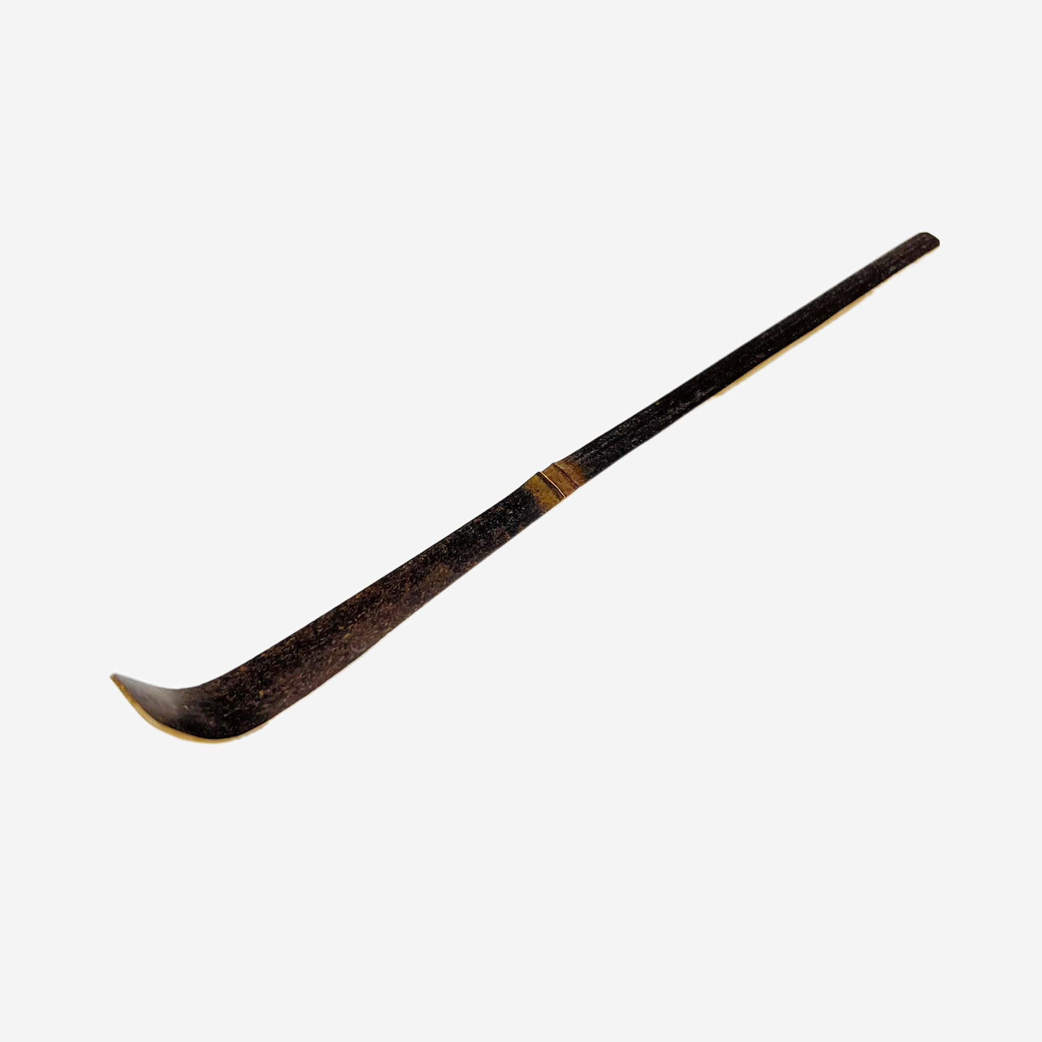 Black Bamboo Matcha Scoop - Japanese Chashaku Matchaware Inoue Tea