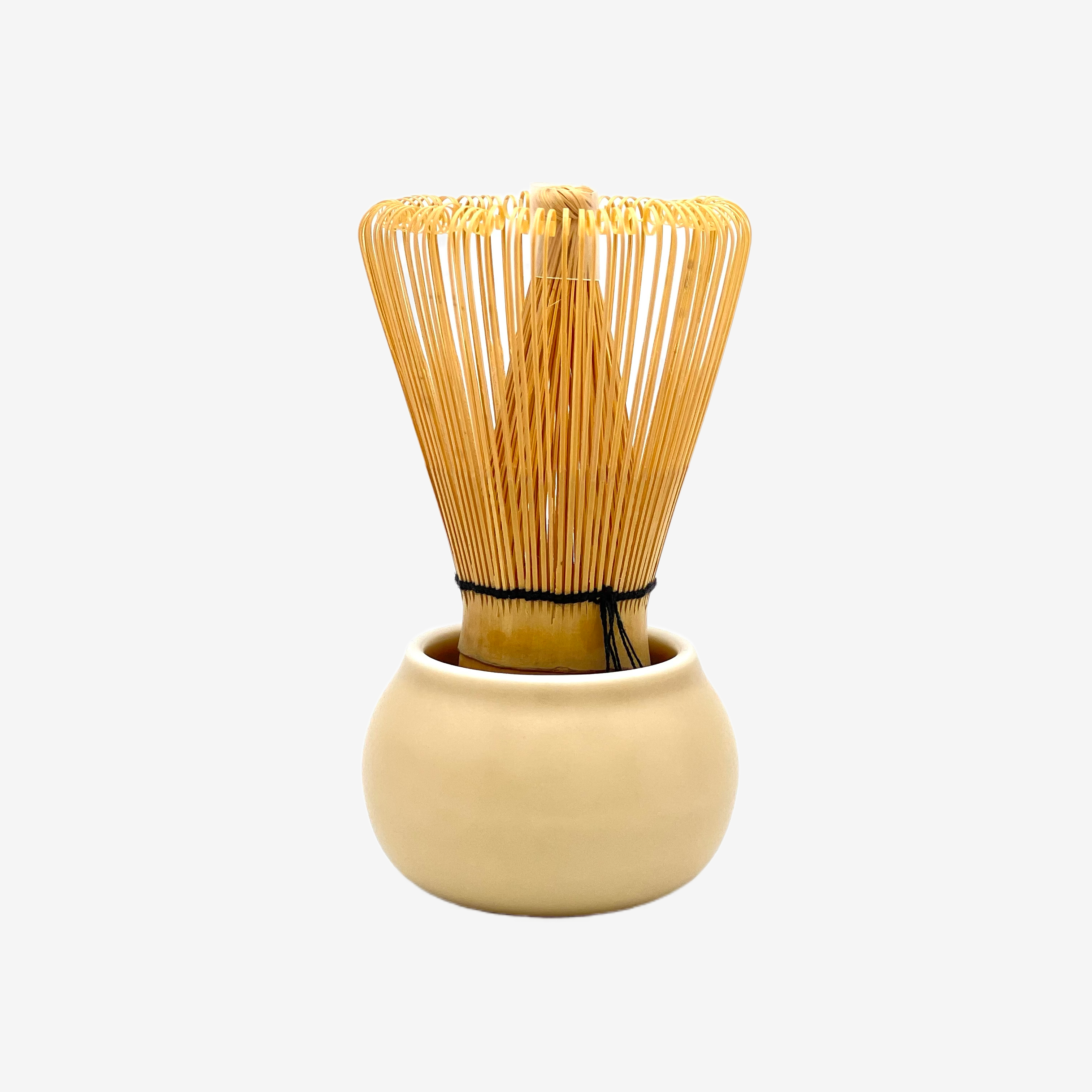 Yoshimura Matcha Whisk Stand Beige - Japanese Kusenaoshi Matchaware Inoue Tea
