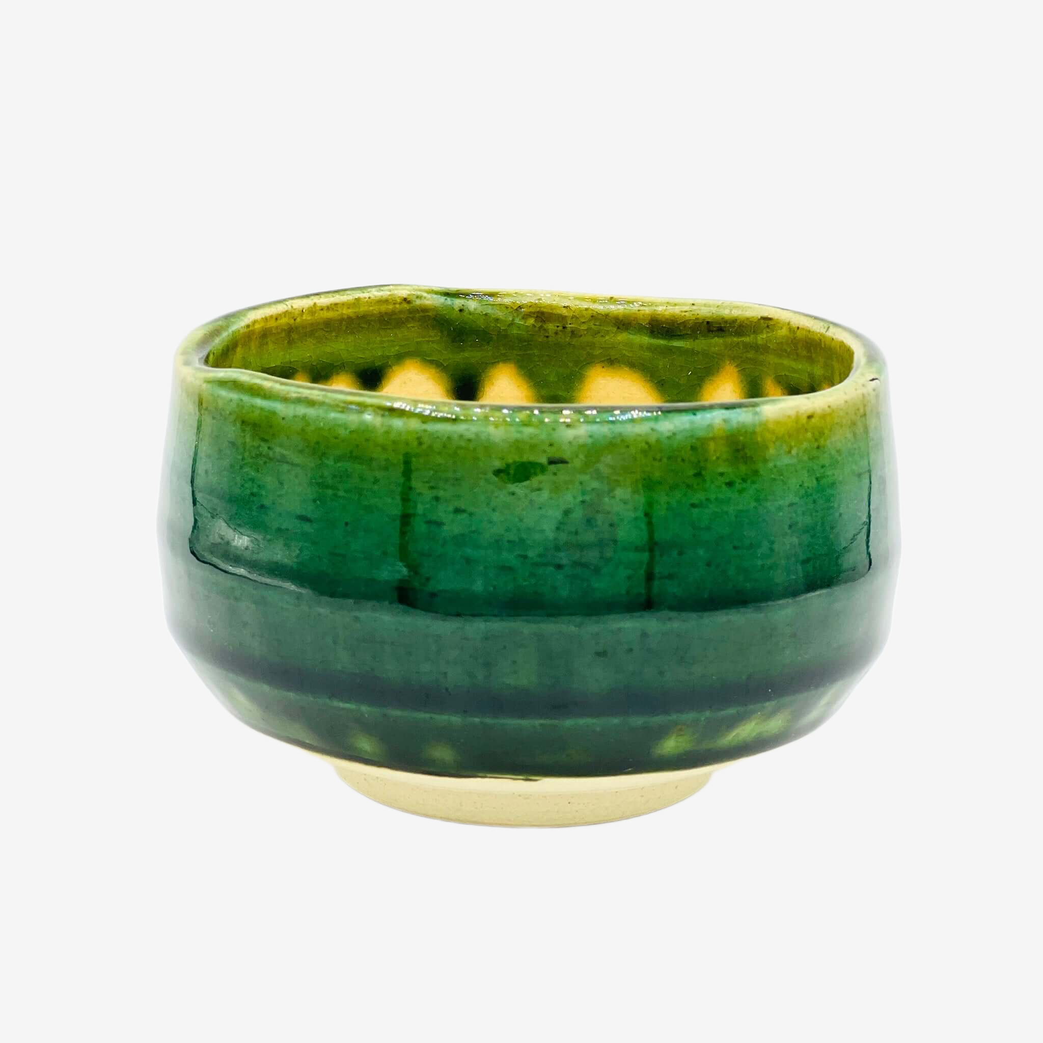 Mayumi Green Chawan - Japanese Matcha Bowl Matchaware Inoue Tea