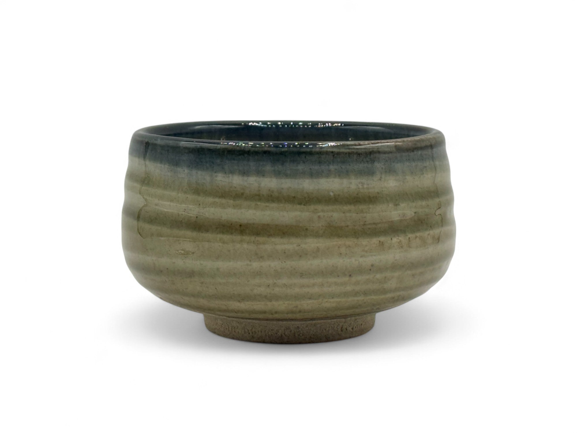 Ofuke Green Mino-yaki Chawan - Japanese Matcha Bowl