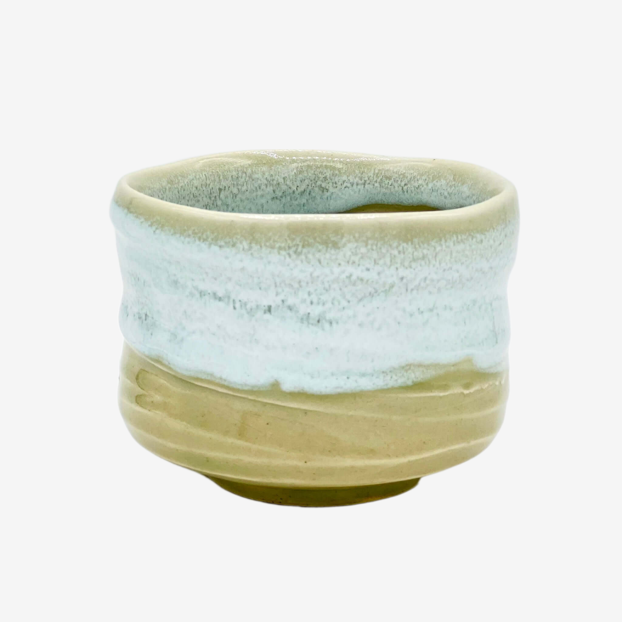 Hagikaze Cream White Mini Chawan - Japanese Matcha Bowl