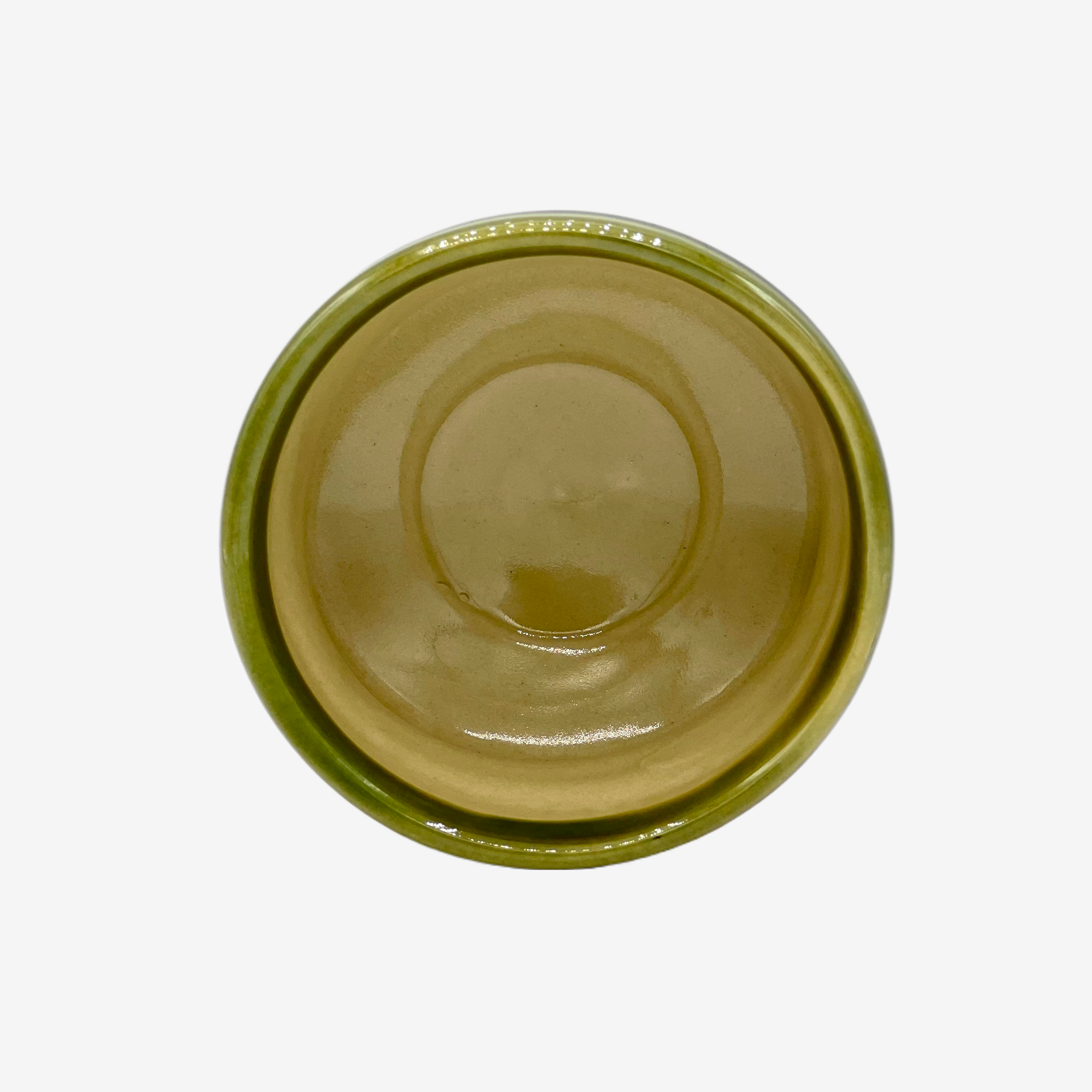 Oribe Tabi Green Mini Chawan - Japanese Matcha Bowl Matchaware Inoue Tea