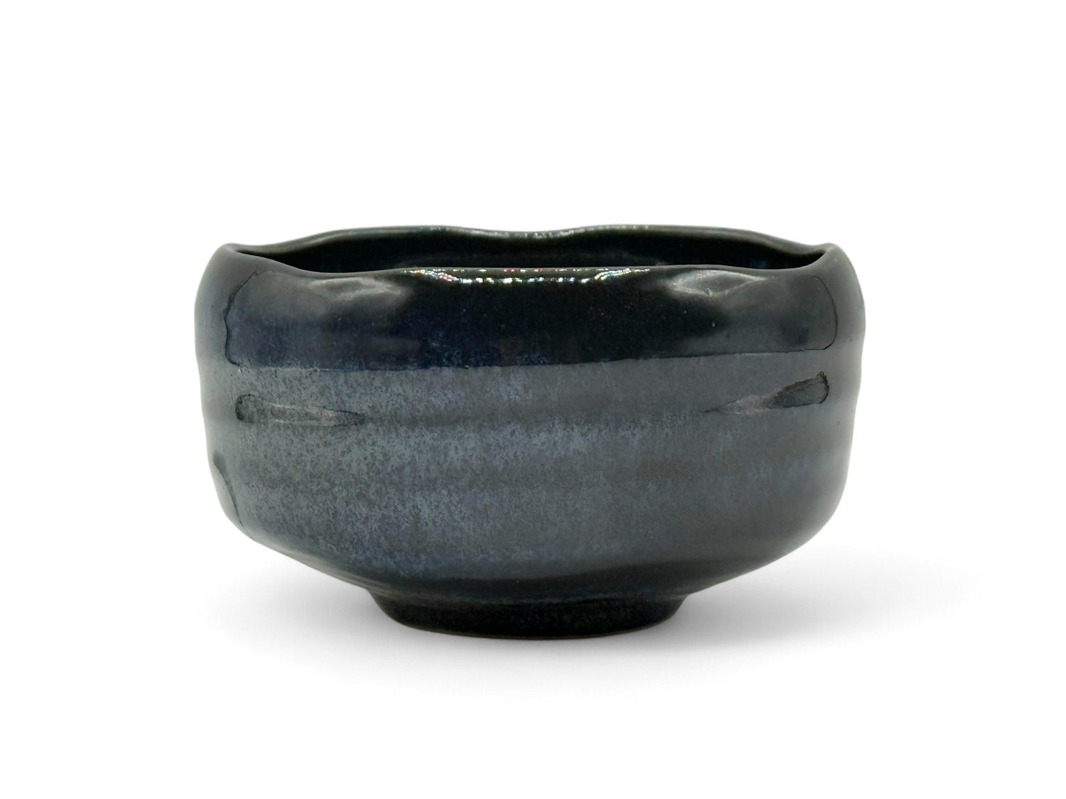 Yohen Midnight Blue Mino-yaki Chawan - Japanese Matcha Bowl