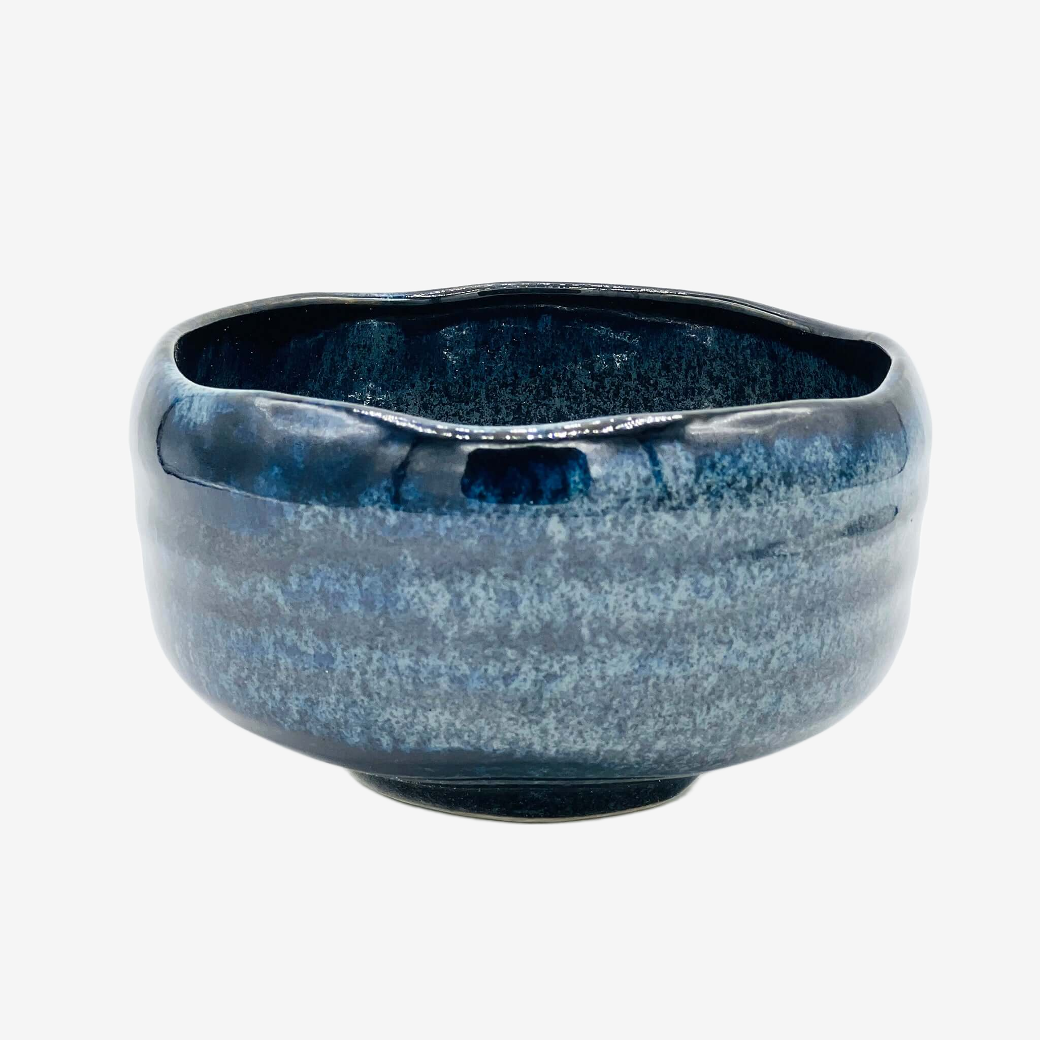 Yohen Midnight Blue Chawan - Japanese Matcha Bowl Matchaware Inoue Tea
