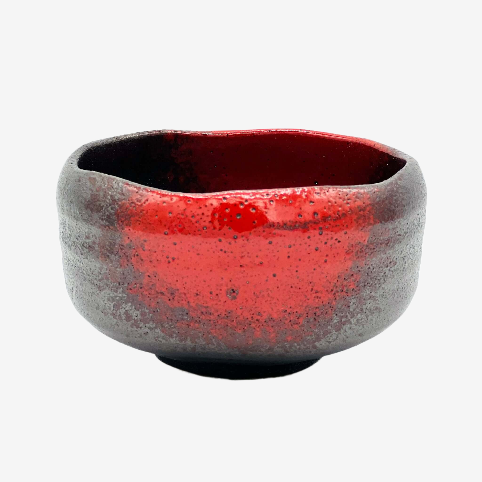 Akabuki Tenmoku Red Chawan - Japanese Matcha Bowl Matchaware Inoue Tea