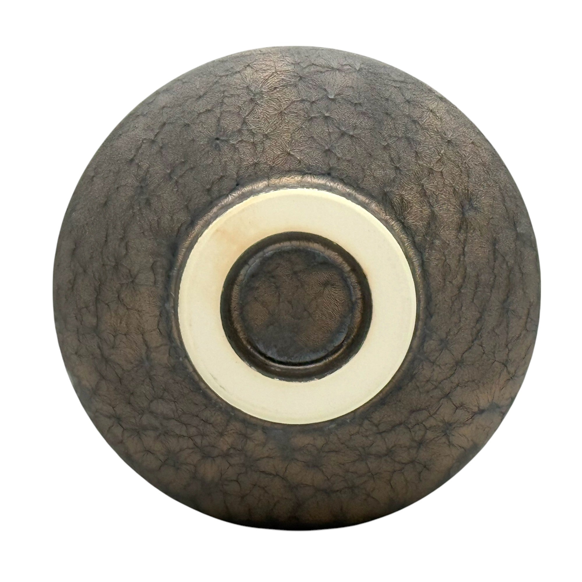 Kinkessho Bronze Mino-yaki Chawan - Japanese Matcha Bowl