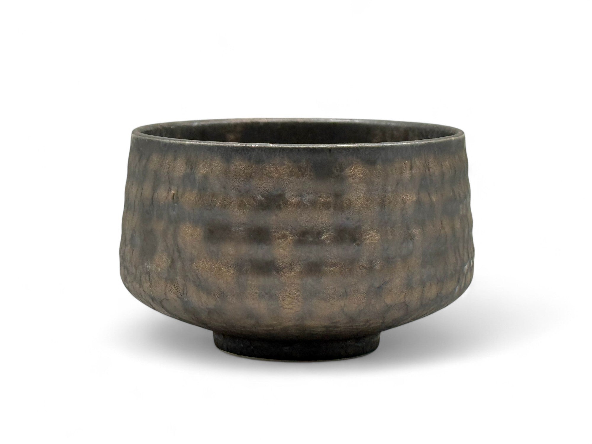 Kinkessho Bronze Mino-yaki Chawan - Japanese Matcha Bowl