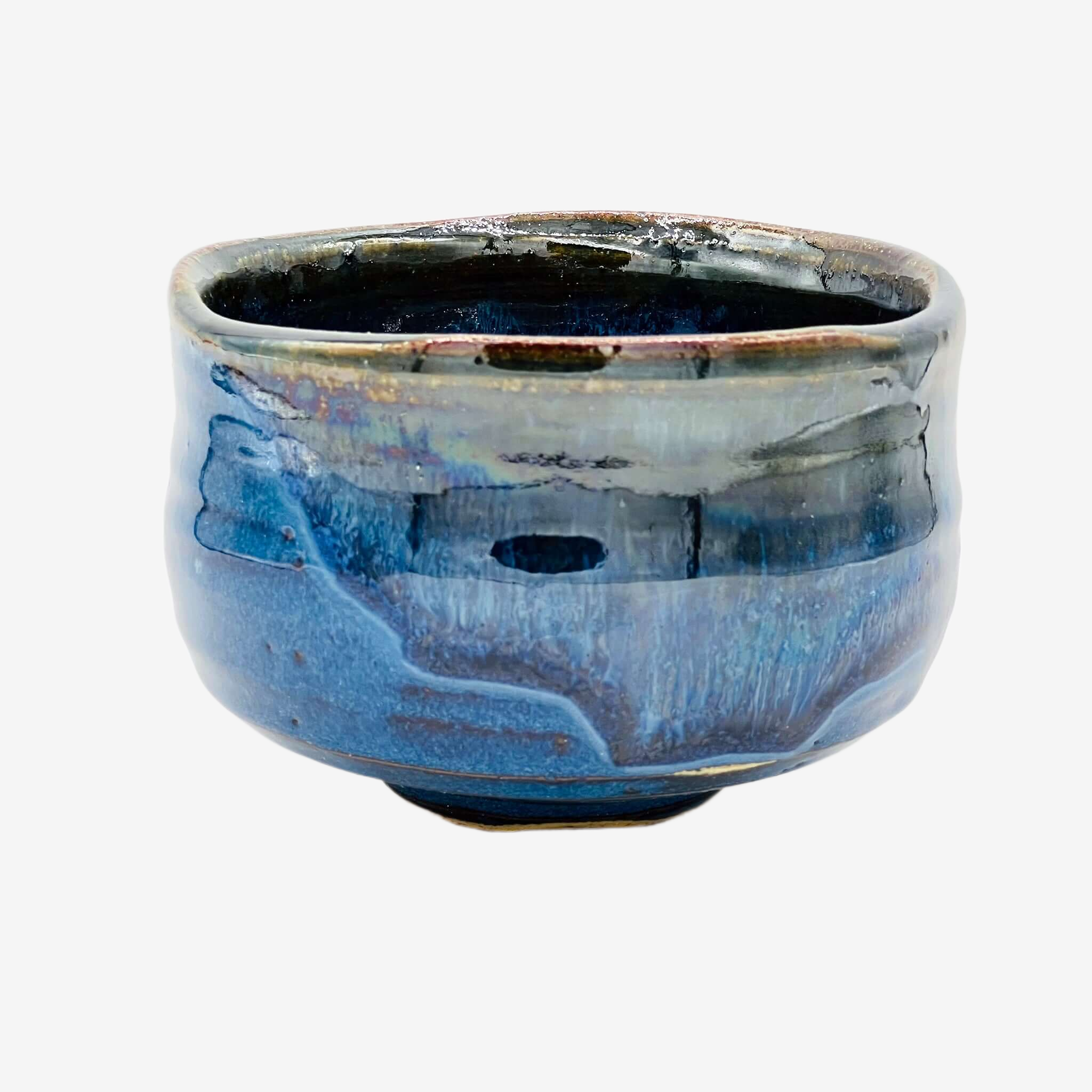 Namako Blue Chawan - Japanese Matcha Bowl Matchaware Inoue Tea