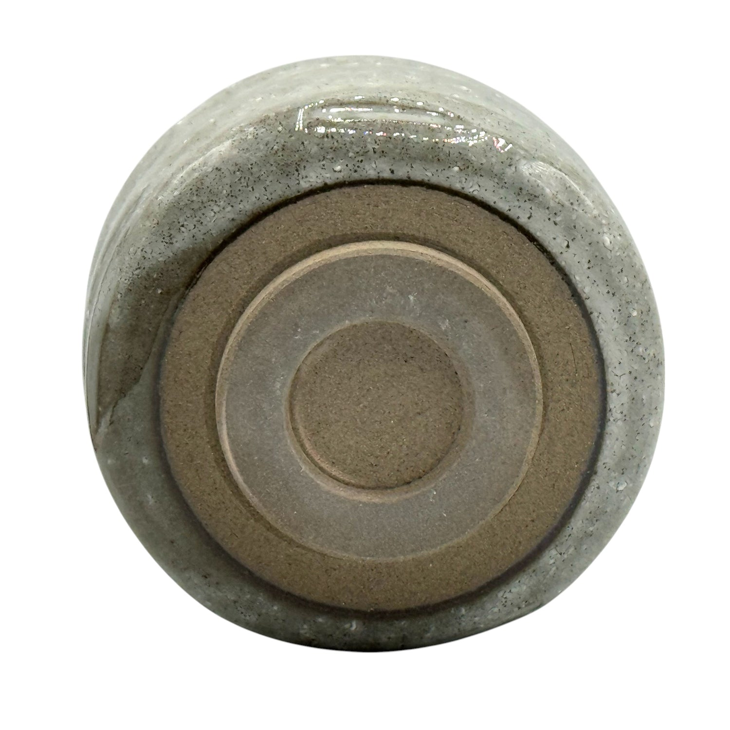 Kaiyu Gray Mino-yaki Chawan - Japanese Matcha Bowl