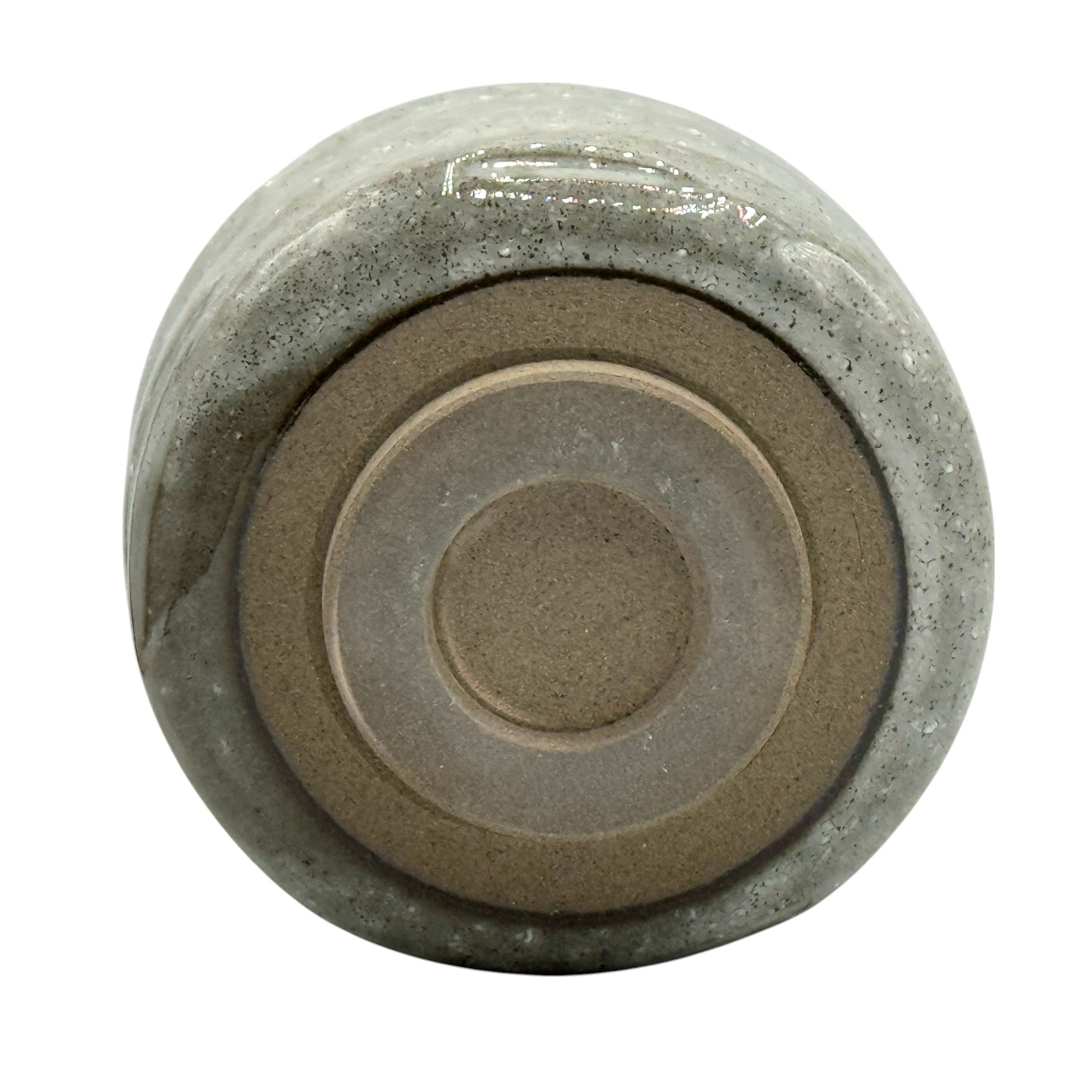 Kaiyu Gray Mino-yaki Chawan - Japanese Matcha Bowl