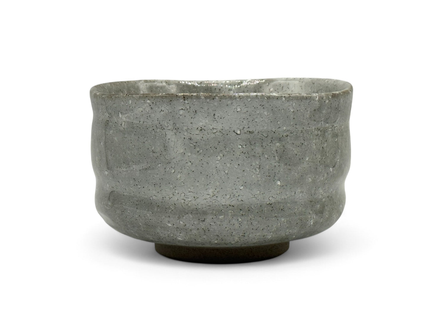 Kaiyu Gray Mino-yaki Chawan - Japanese Matcha Bowl
