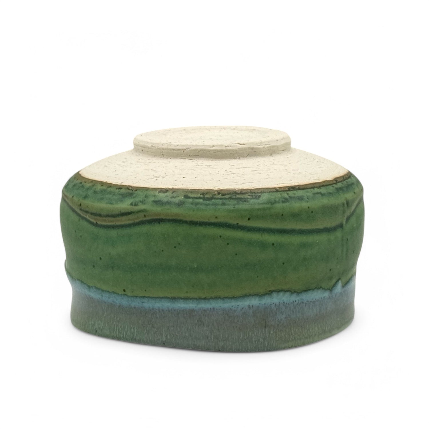Gogatsu Green Mino-yaki Chawan - Japanese Matcha Bowl