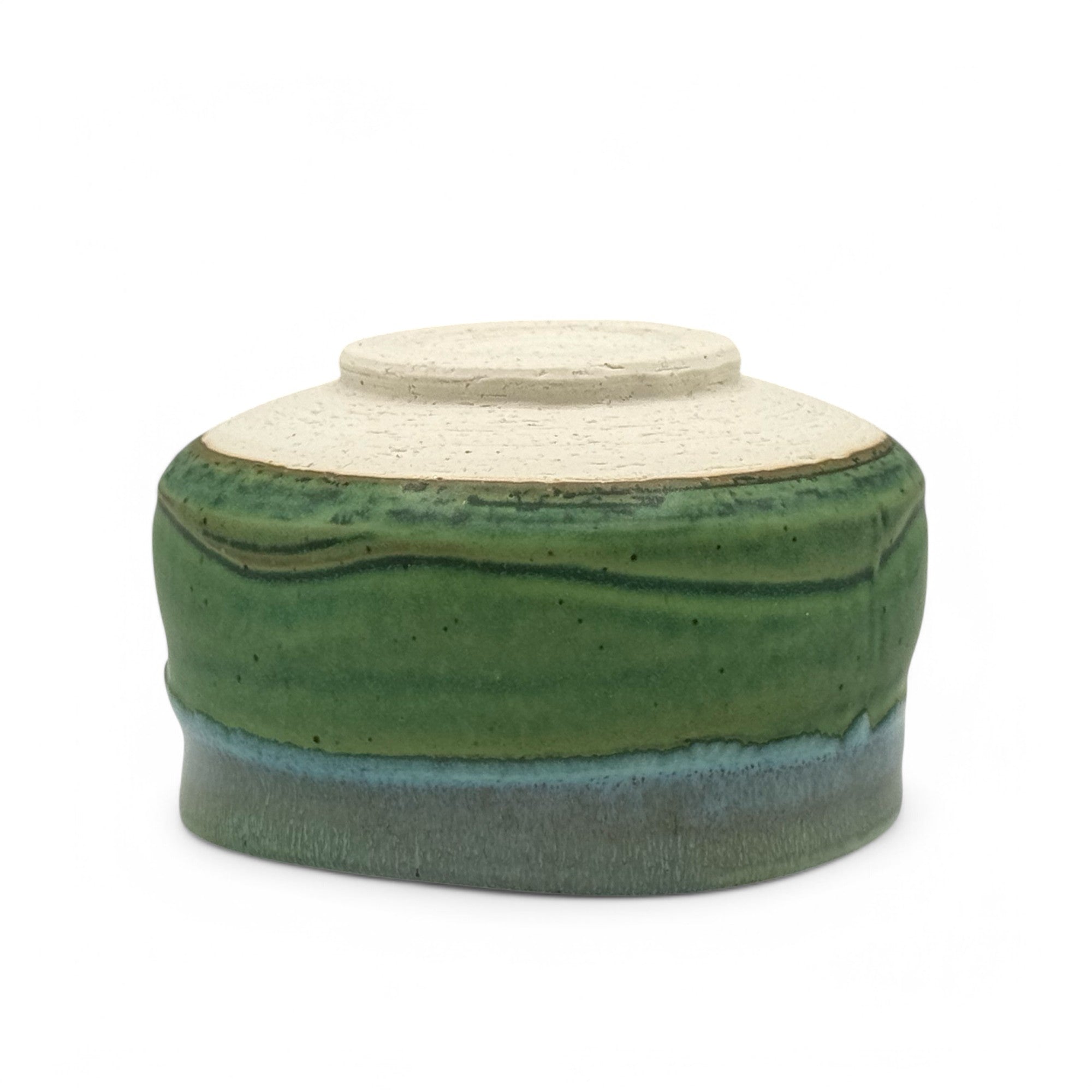 Gogatsu Green Mino-yaki Chawan - Japanese Matcha Bowl