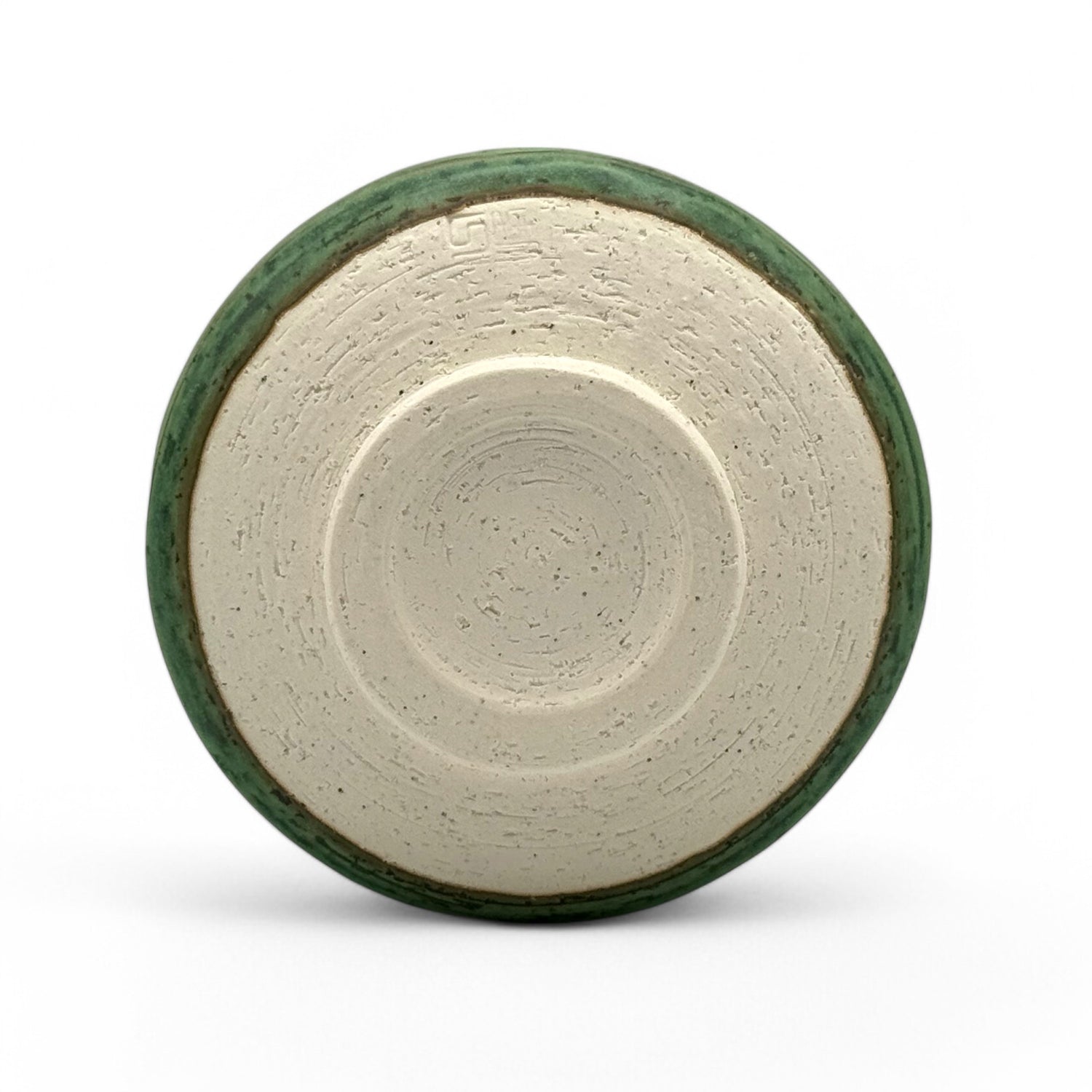 Gogatsu Green Mino-yaki Chawan - Japanese Matcha Bowl