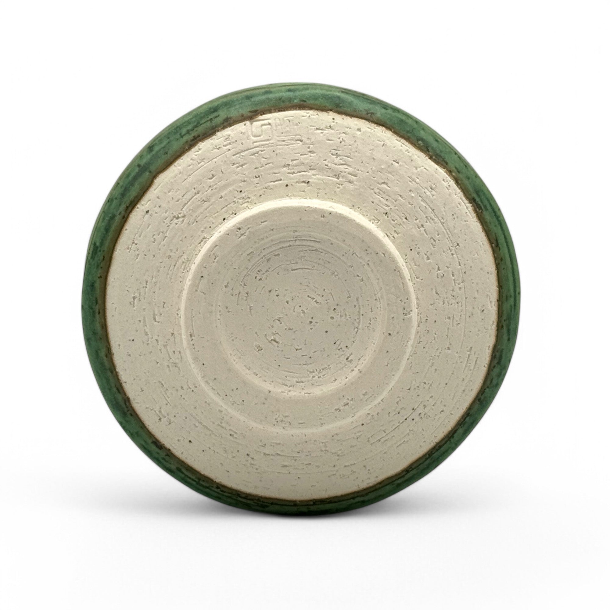Gogatsu Green Mino-yaki Chawan - Japanese Matcha Bowl