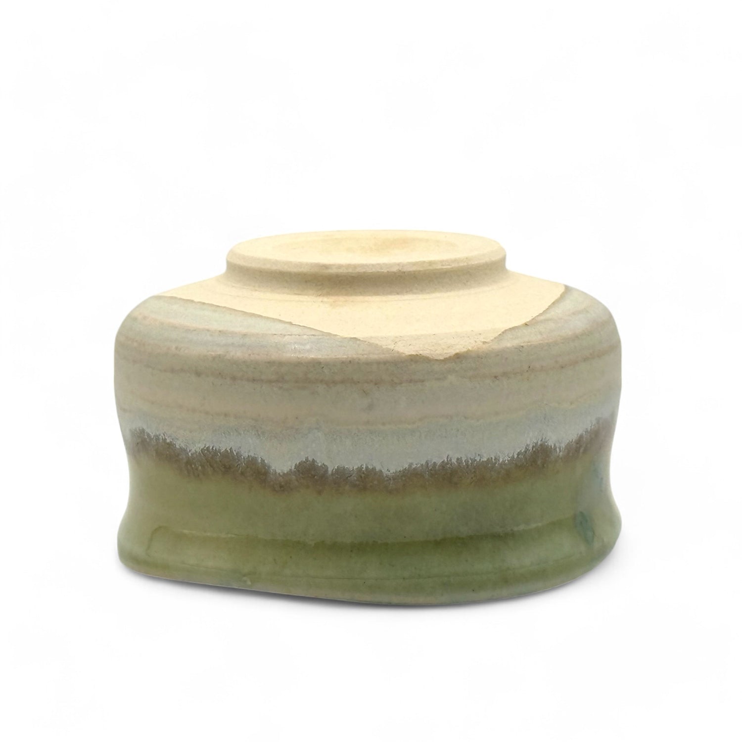 Niji White Mino-yaki Chawan - Japanese Matcha Bowl