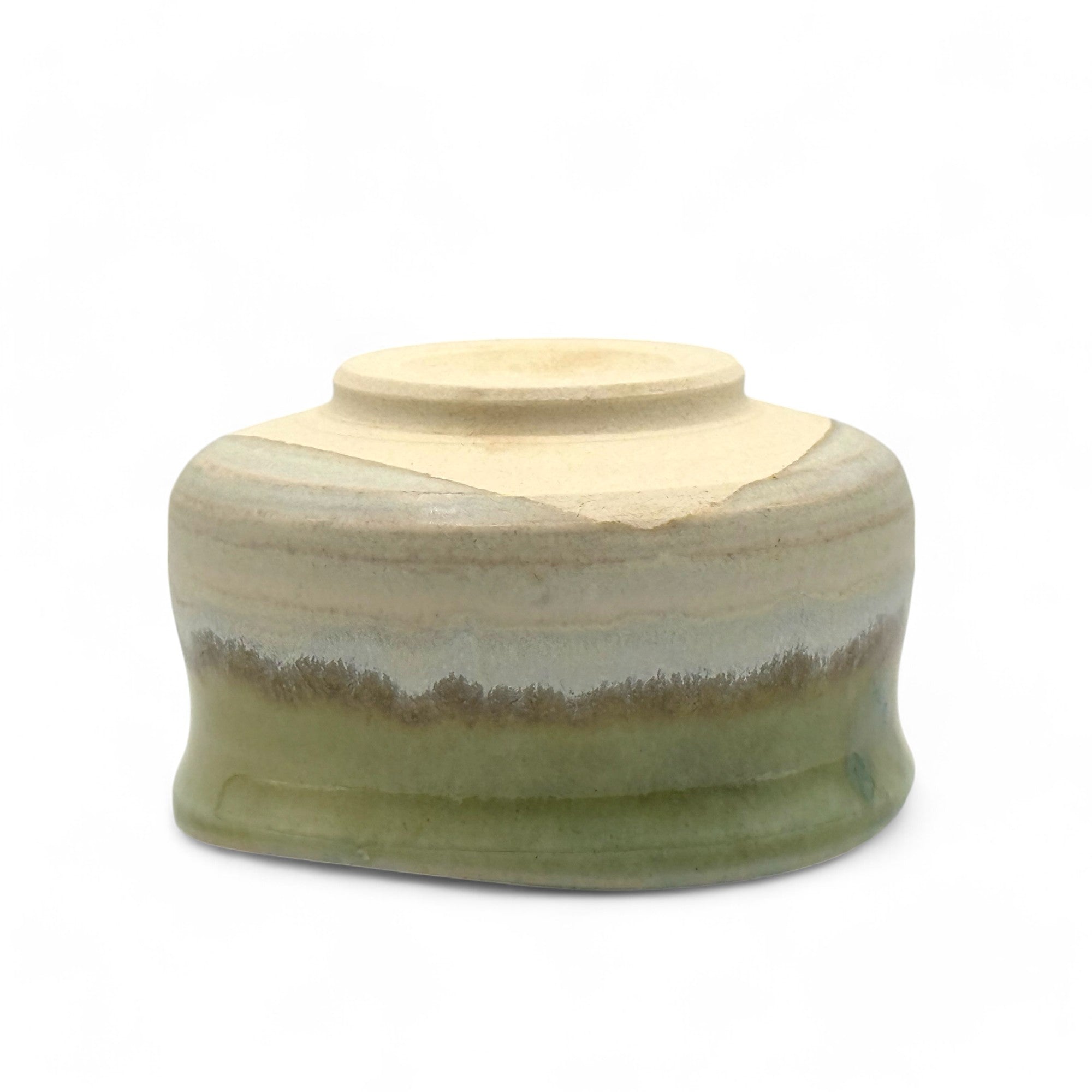 Niji White Mino-yaki Chawan - Japanese Matcha Bowl