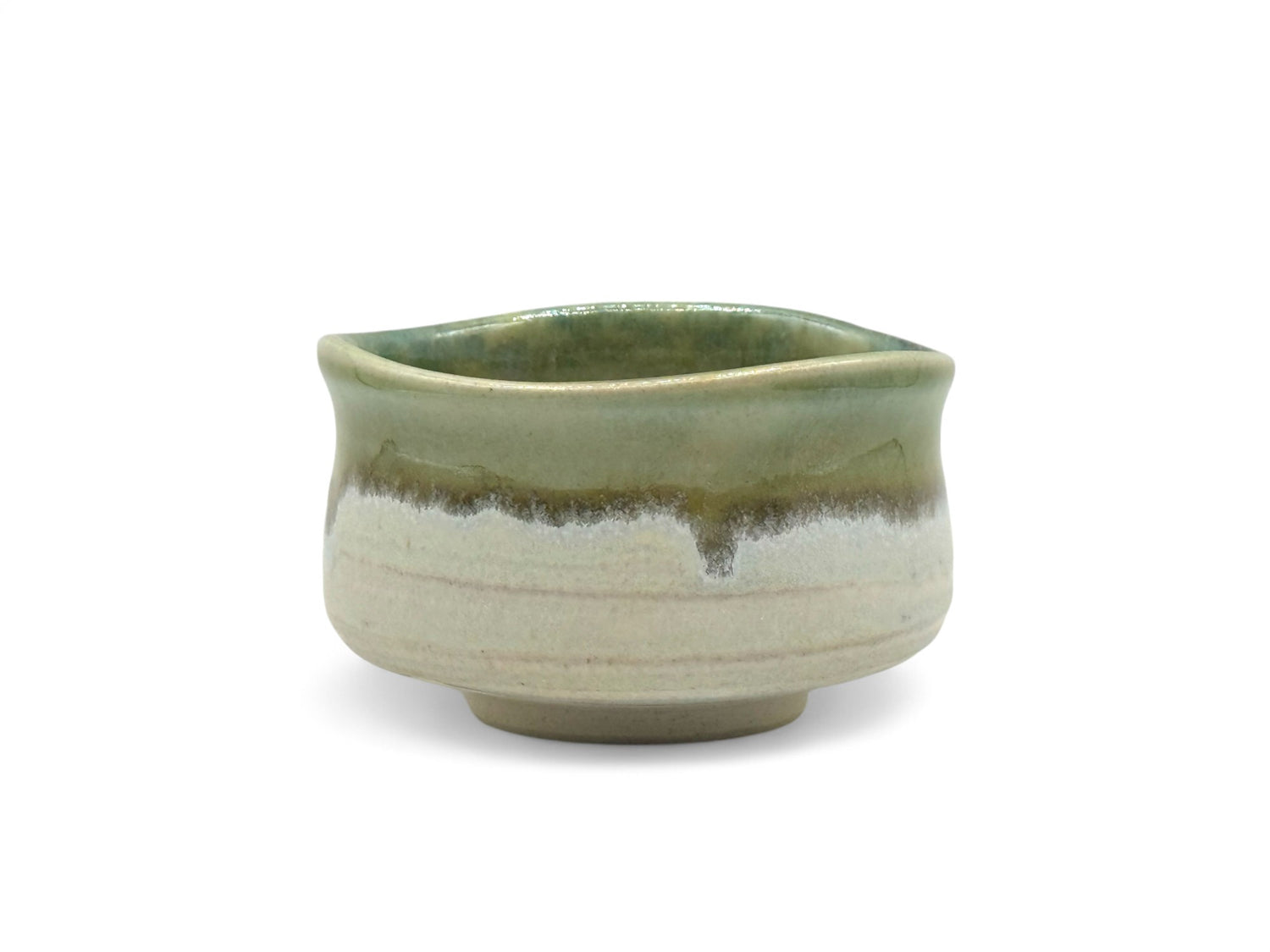Niji White Mino-yaki Chawan - Japanese Matcha Bowl