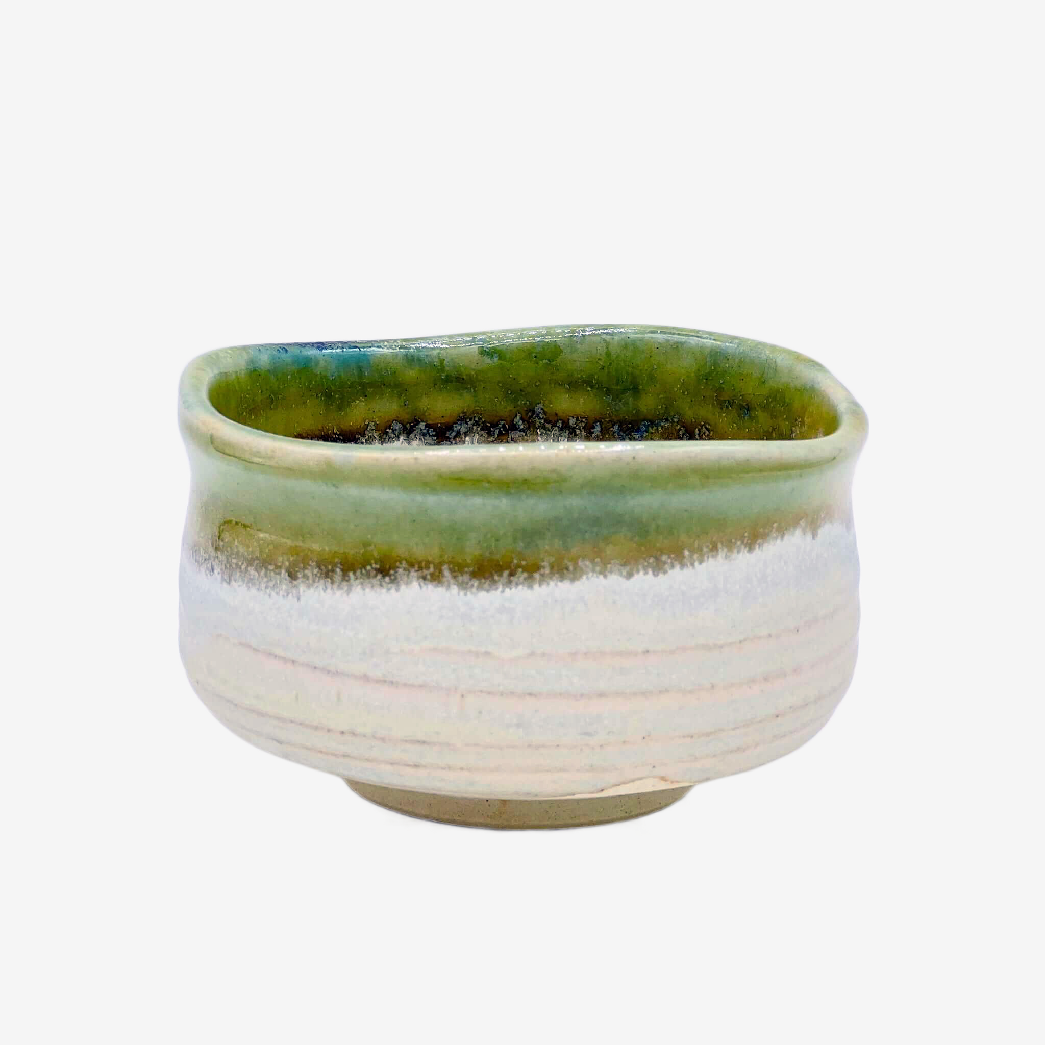 Niji White Chawan - Japanese Matcha Bowl Matchaware Inoue Tea