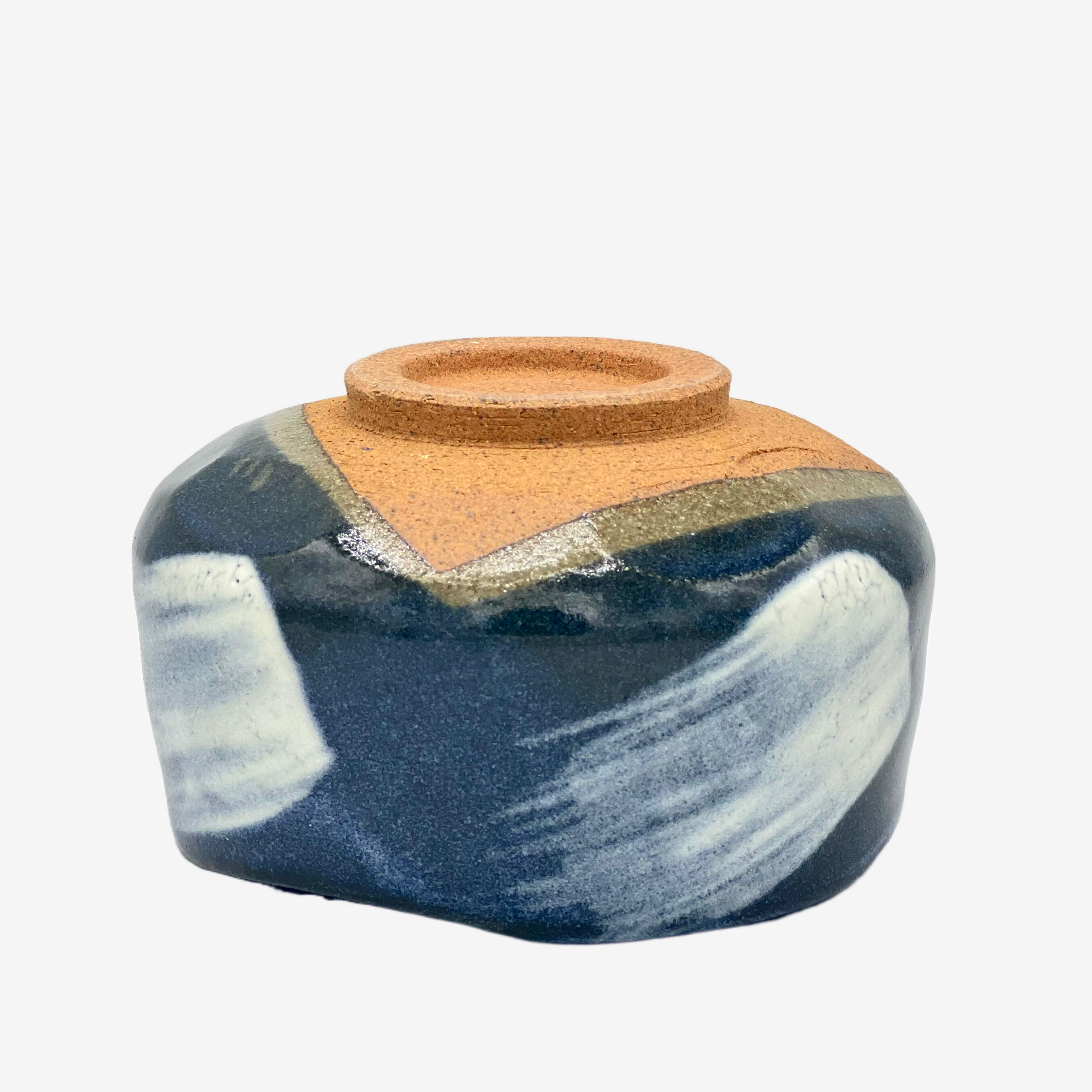 Seiyu Blue Chawan - Japanese Matcha Bowl Matchaware Inoue Tea