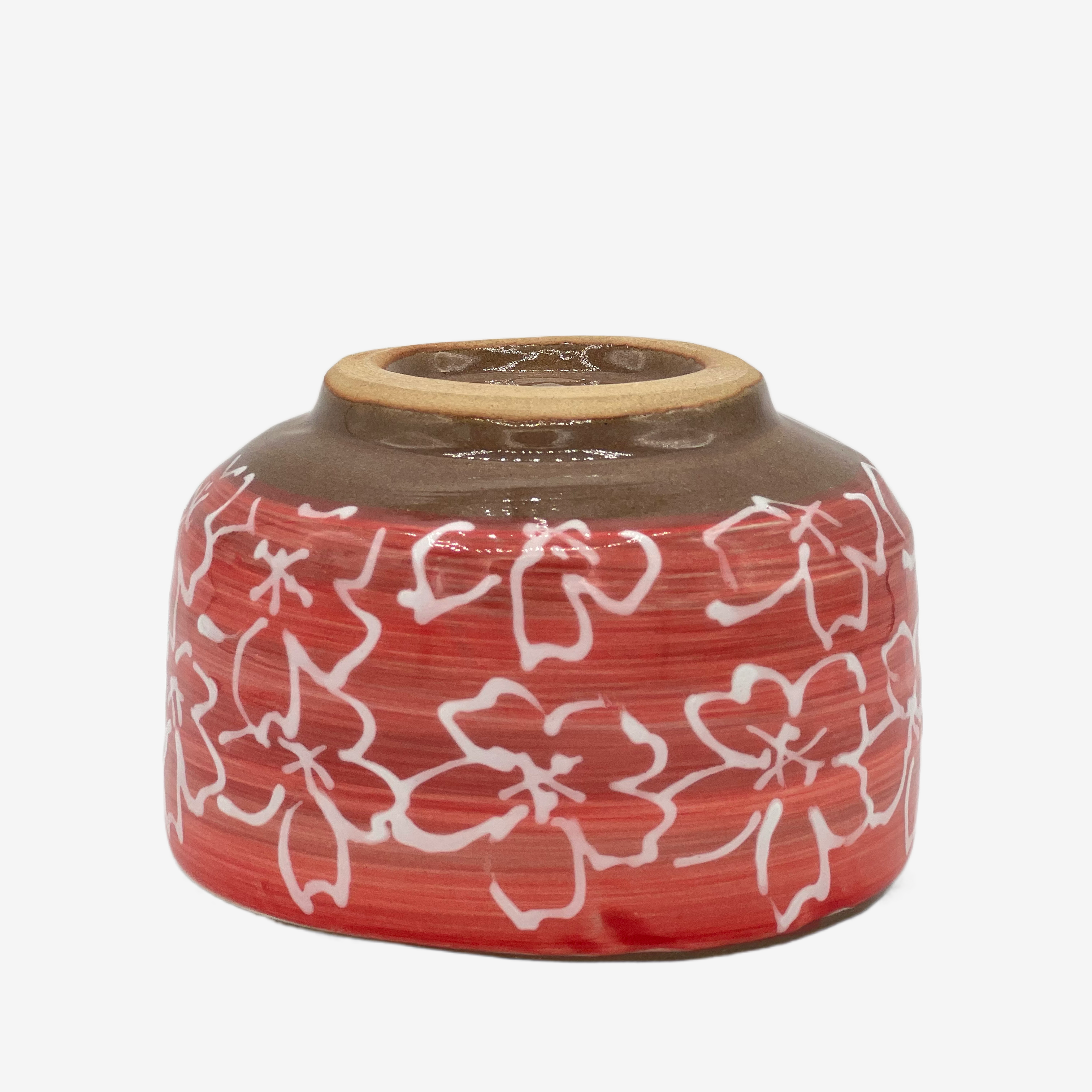 Maizakura Red Chawan - Japanese Matcha Bowl Matchaware Inoue Tea