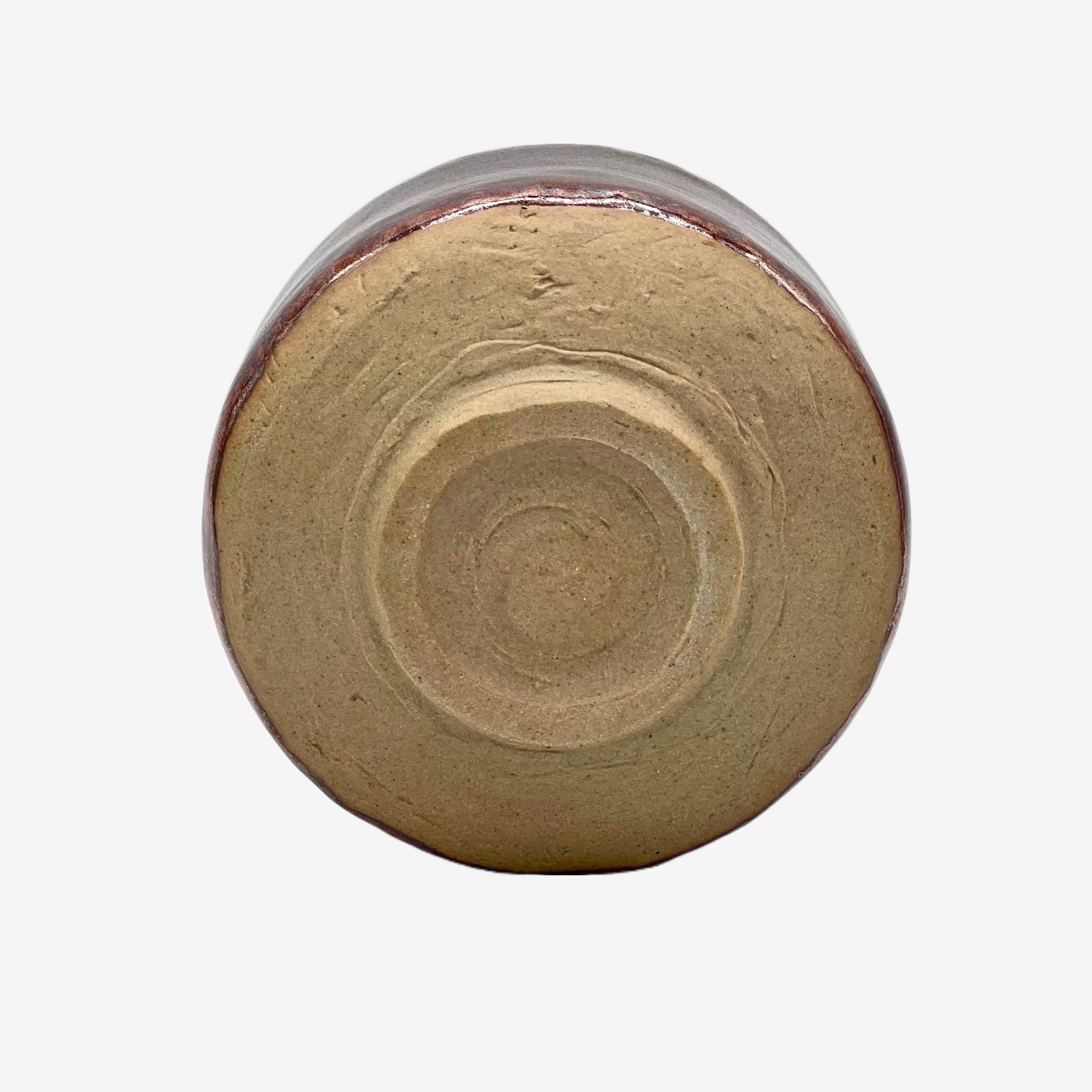 Buronzu Red Chawan - Japanese Matcha Bowl Matchaware Inoue Tea