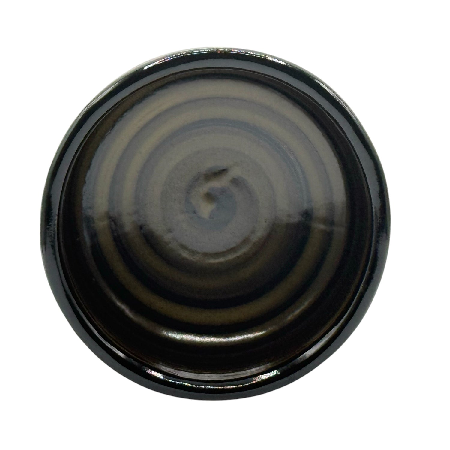 Kokuyu Glaze Brown Mino-yaki Chawan - Japanese Matcha Bowl