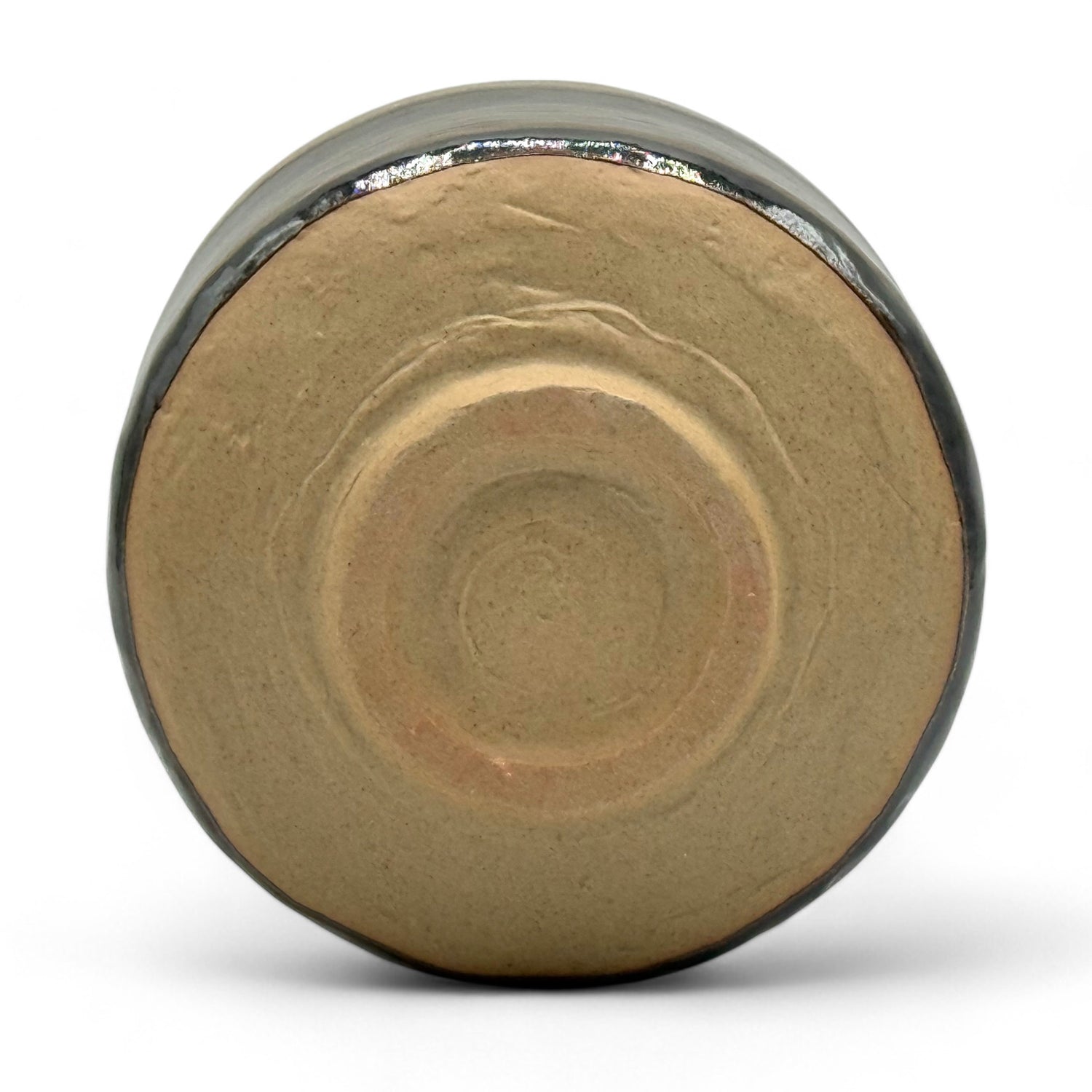 Kokuyu Glaze Brown Mino-yaki Chawan - Japanese Matcha Bowl