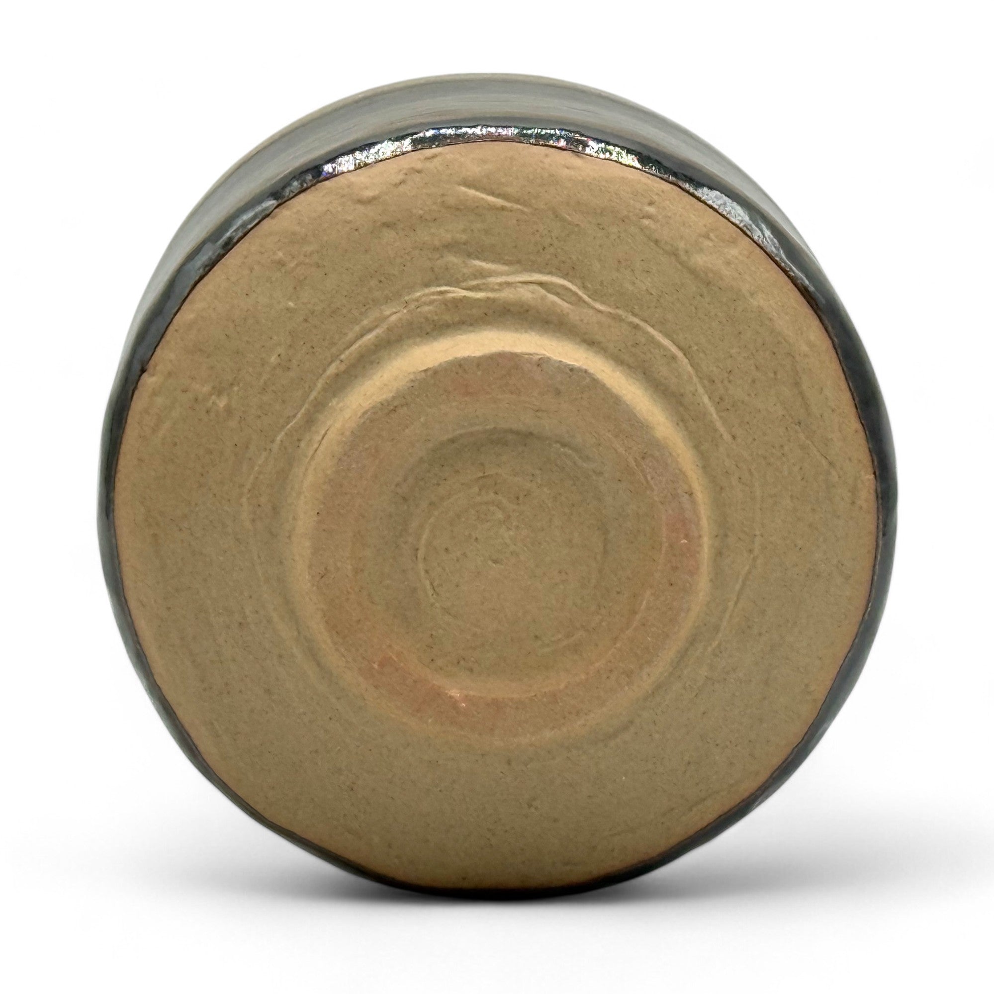 Kokuyu Glaze Brown Mino-yaki Chawan - Japanese Matcha Bowl