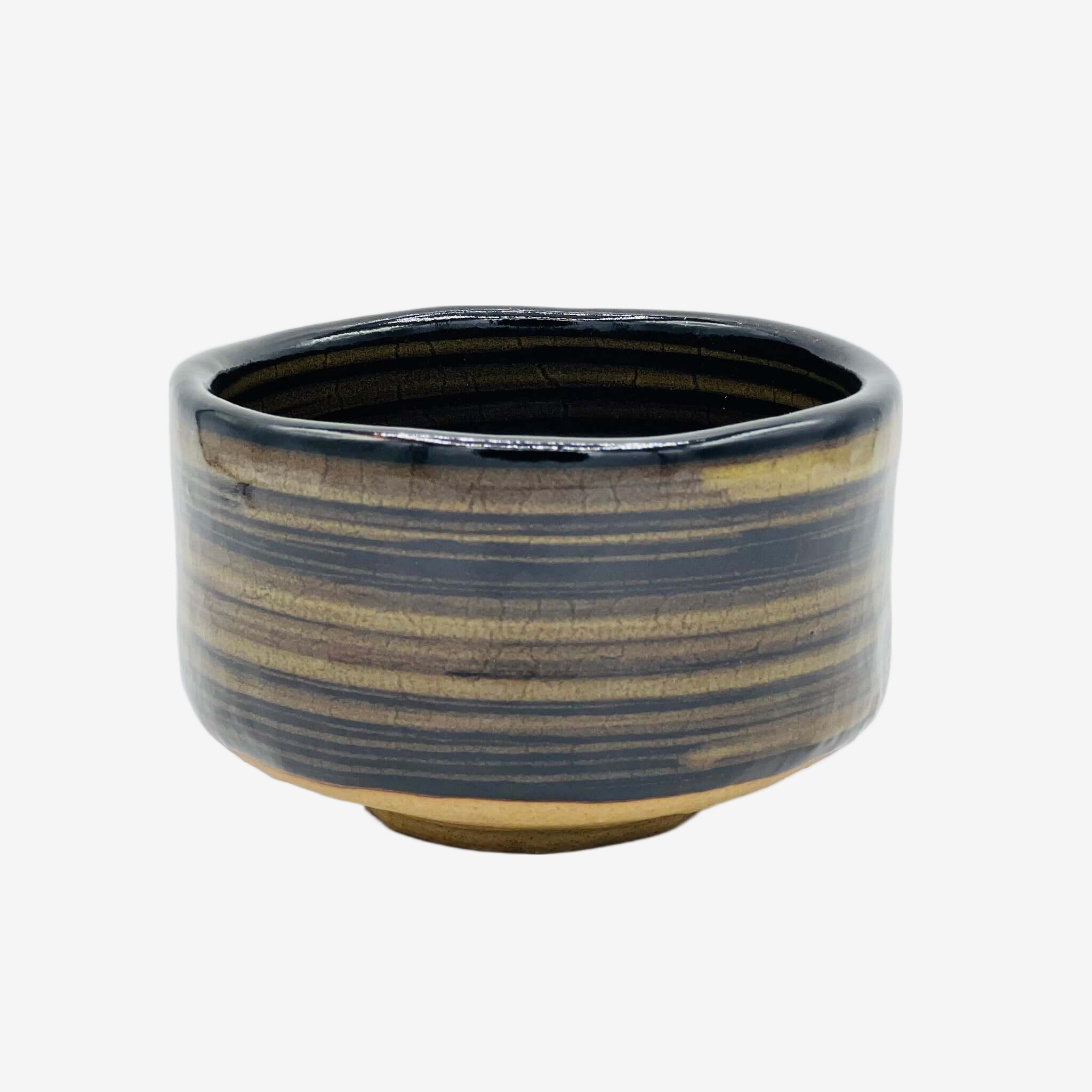 Kokuyū Glaze Brown Chawan - Japanese Matcha Bowl Matchaware Inoue Tea