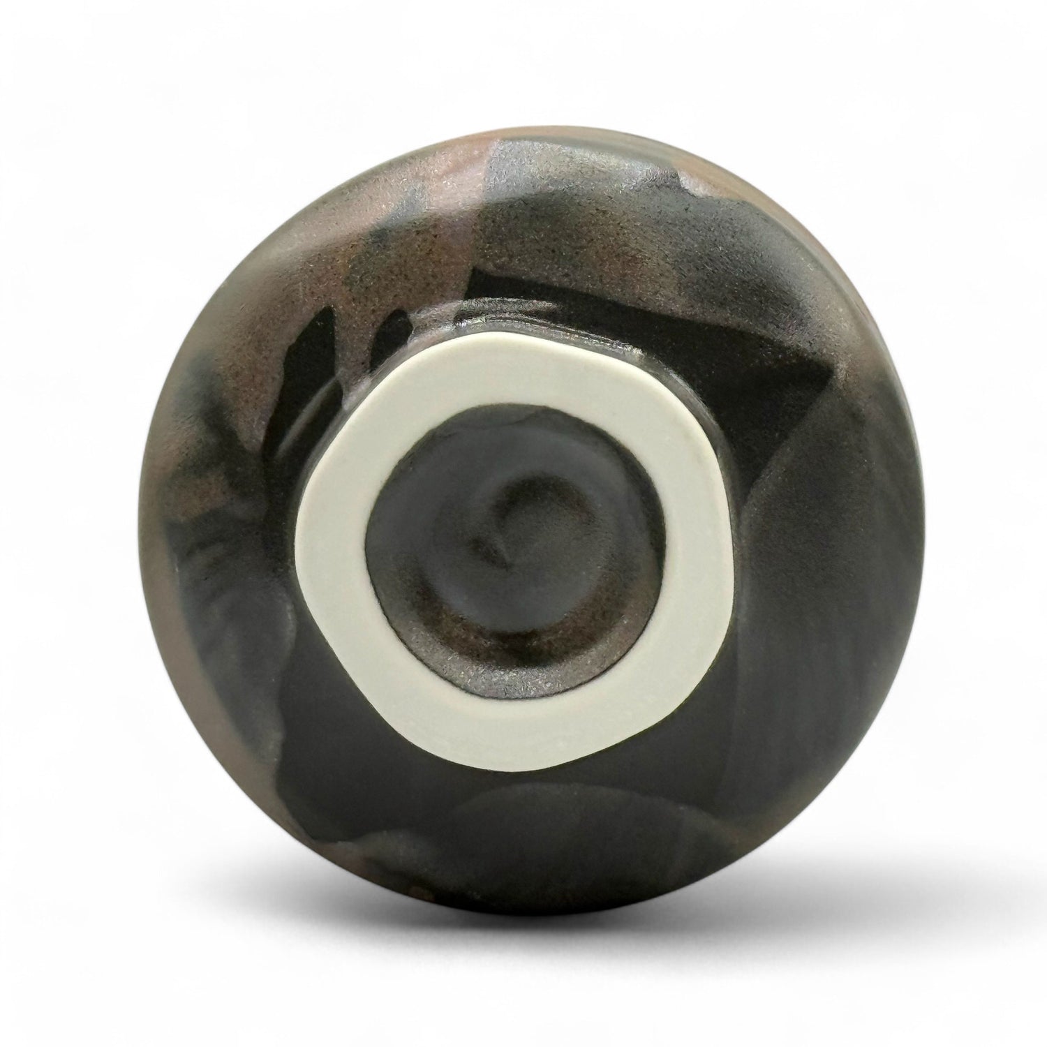 Tataki Brown Mino-yaki Chawan - Japanese Matcha Bowl